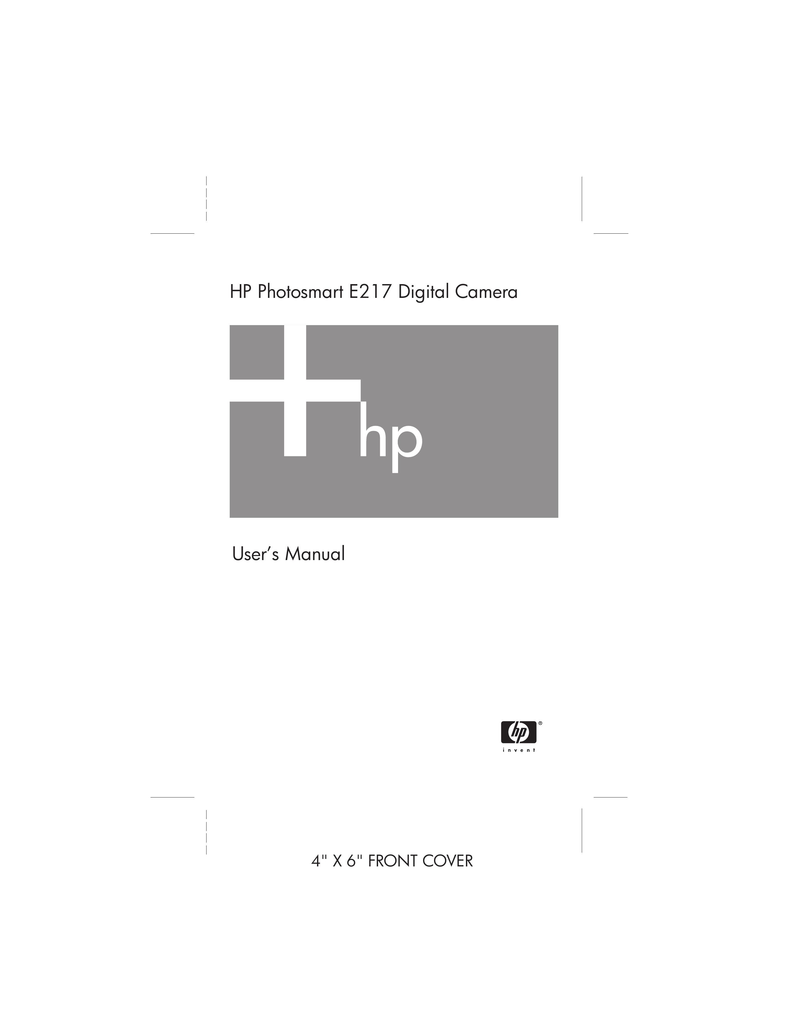 HP (Hewlett-Packard) E217 Digital Camera User Manual