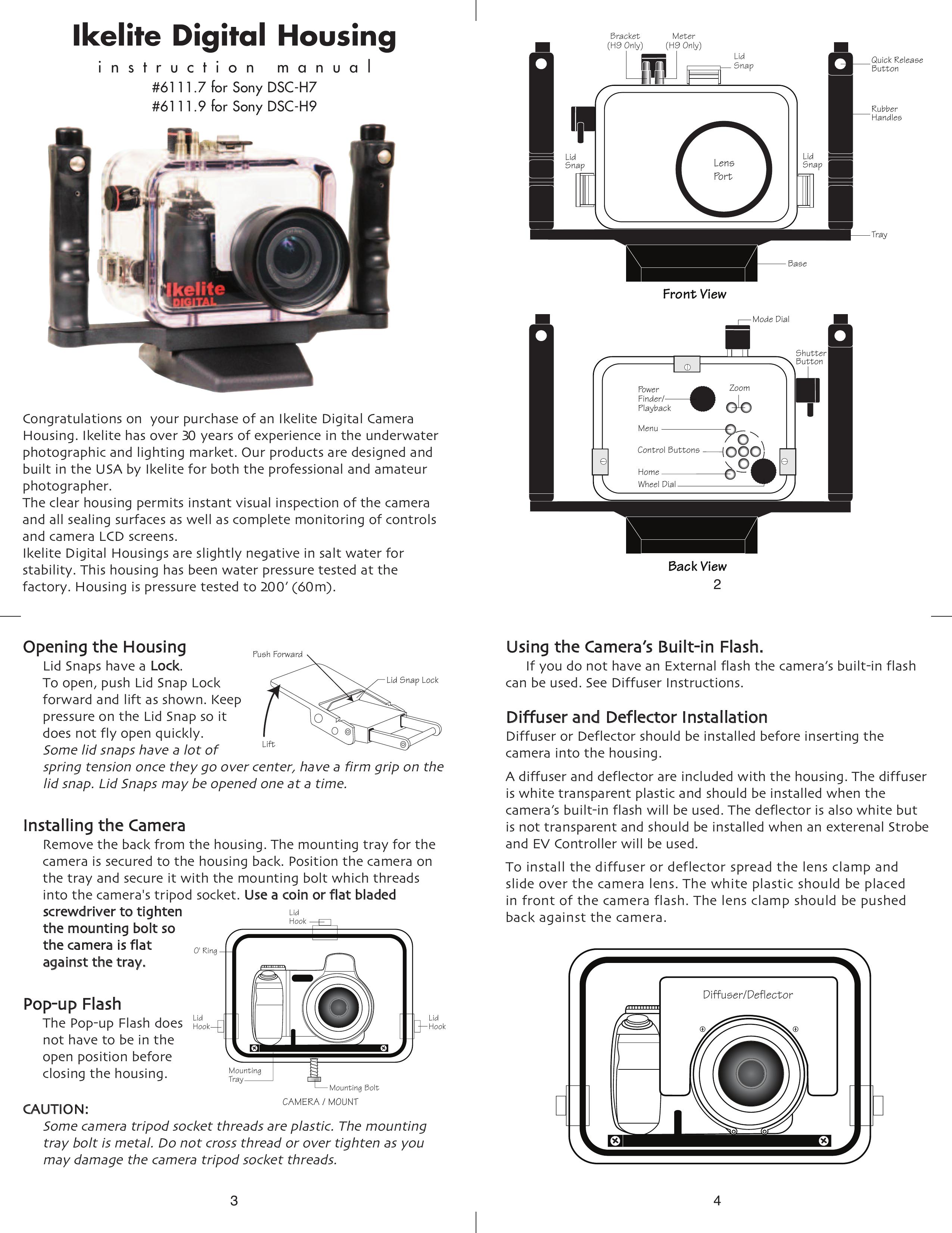 Ikelite DSC-H7 Digital Camera User Manual