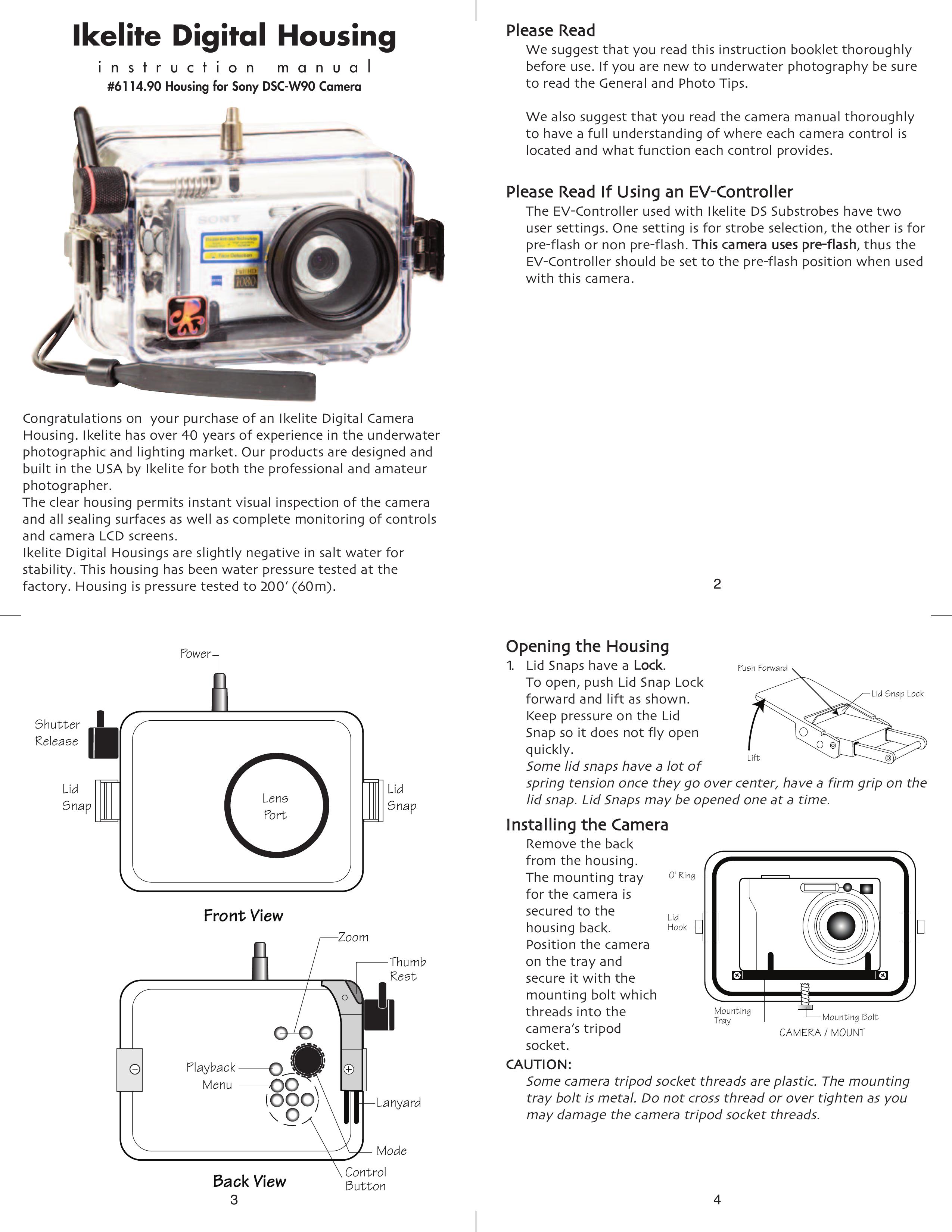 Ikelite DSC-W90 Digital Camera User Manual