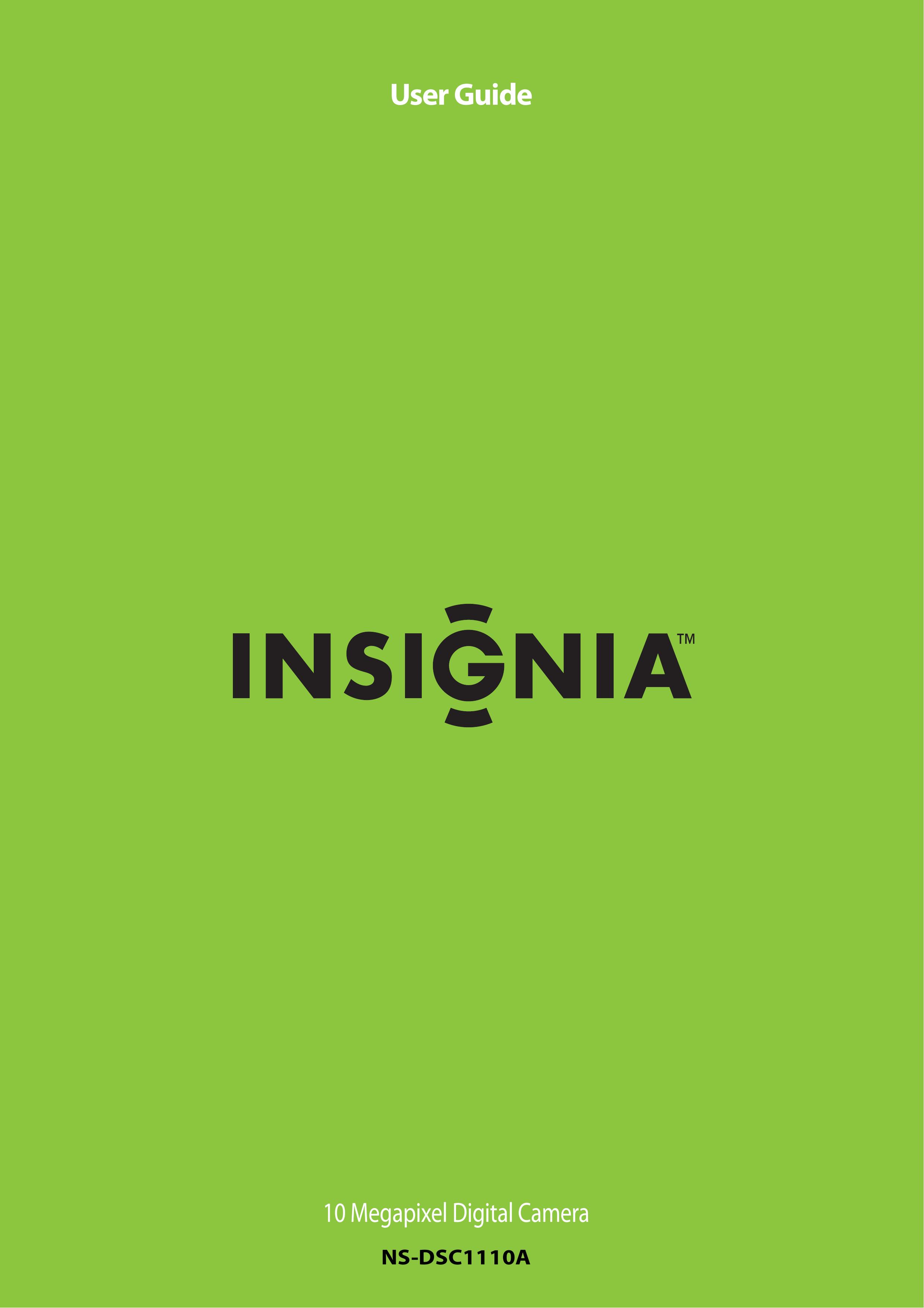 Insignia NS-DSC1110A Digital Camera User Manual