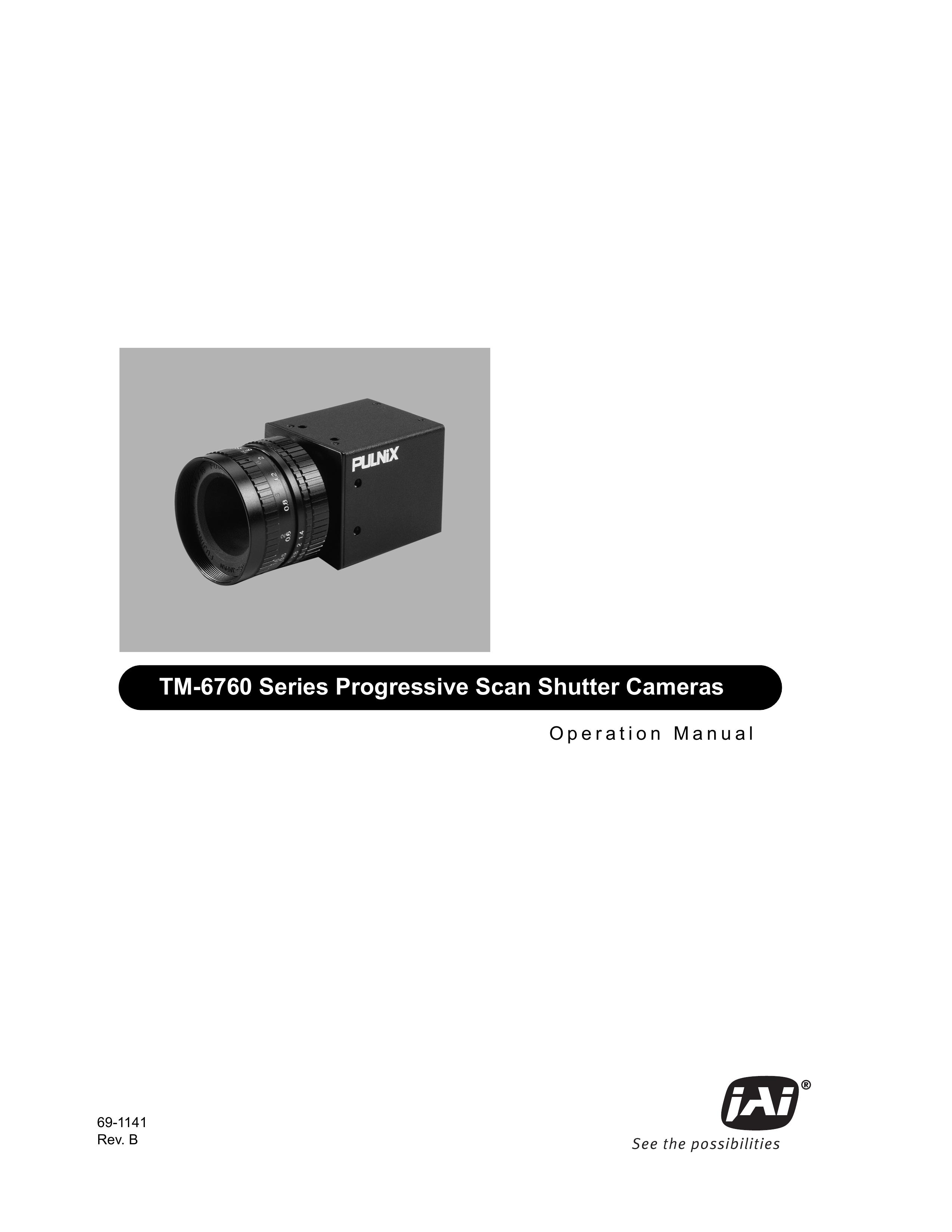 JAI Progressive Scan Shutter Cameras Digital Camera User Manual
