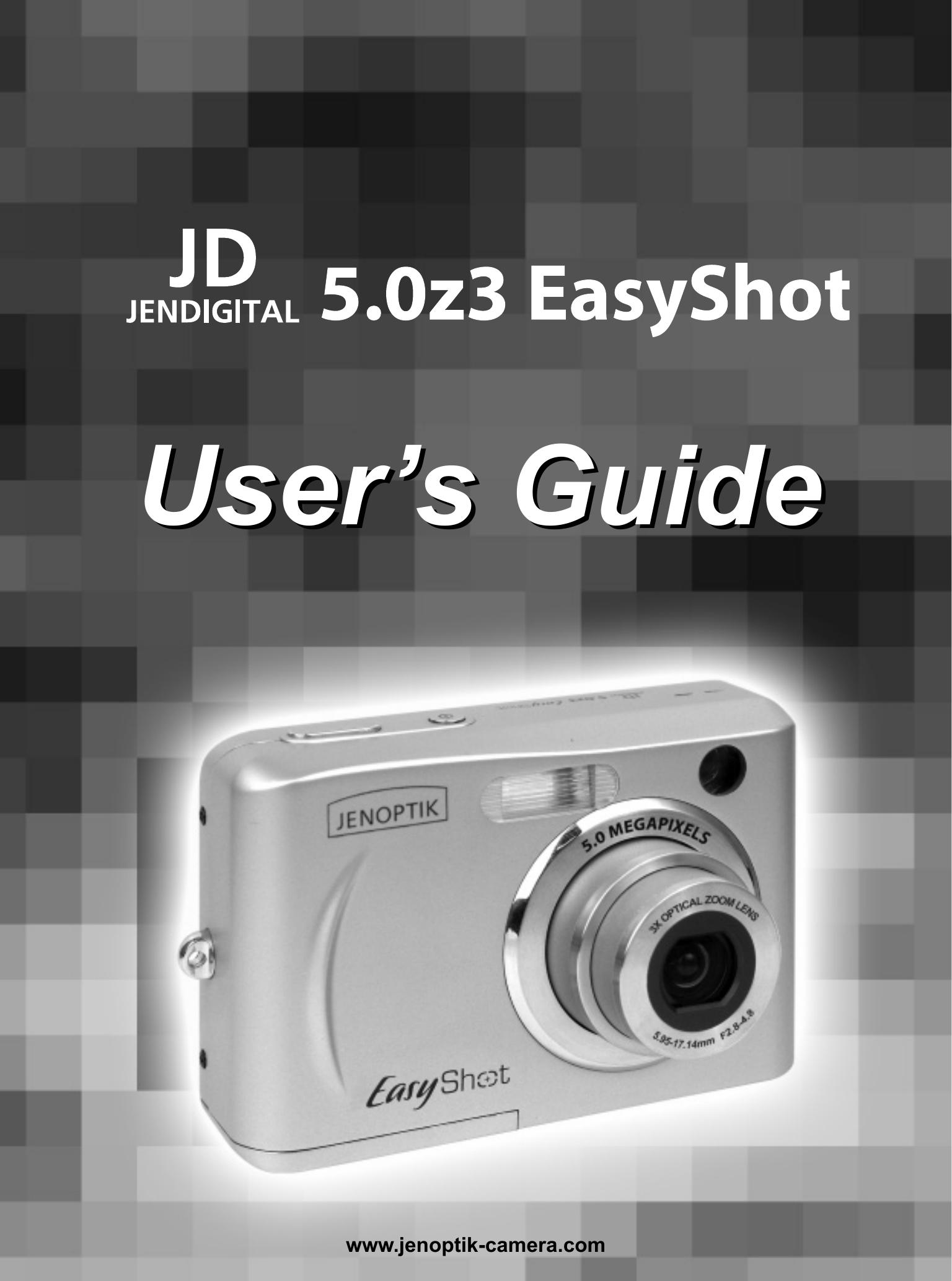 Jenoptik 5.0z3 Digital Camera User Manual
