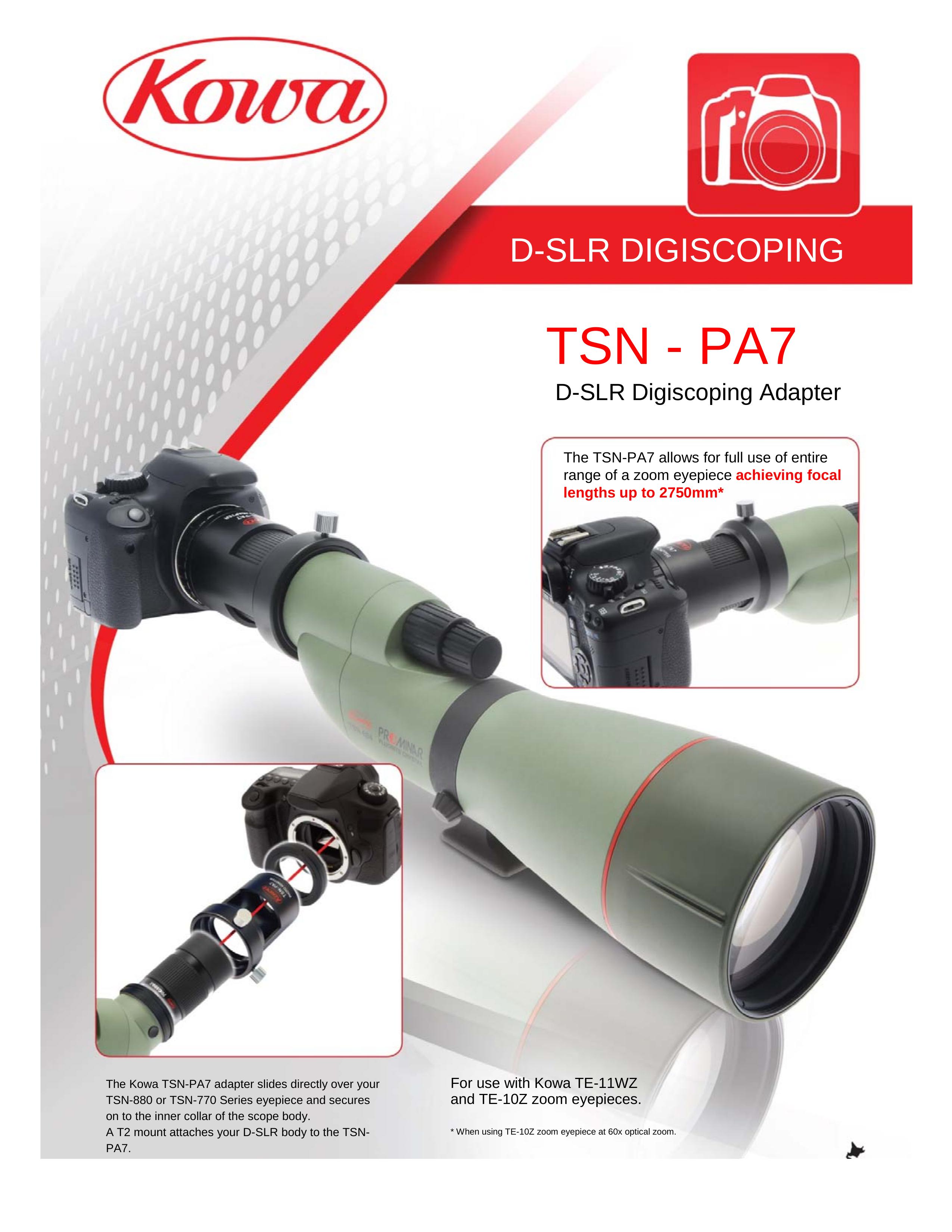 Kowa TSN - PA7 Digital Camera User Manual