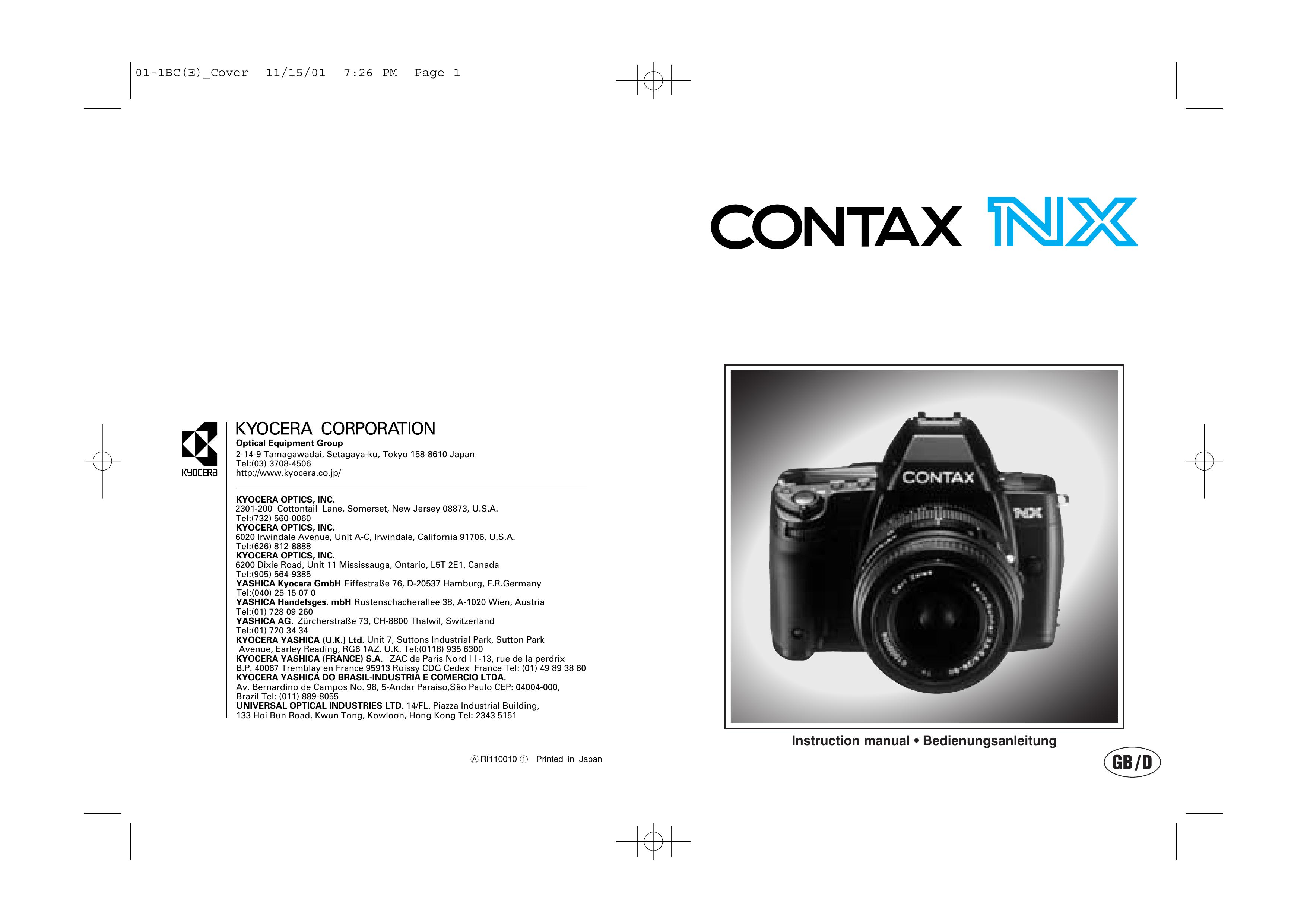 Kyocera NX Digital Camera User Manual