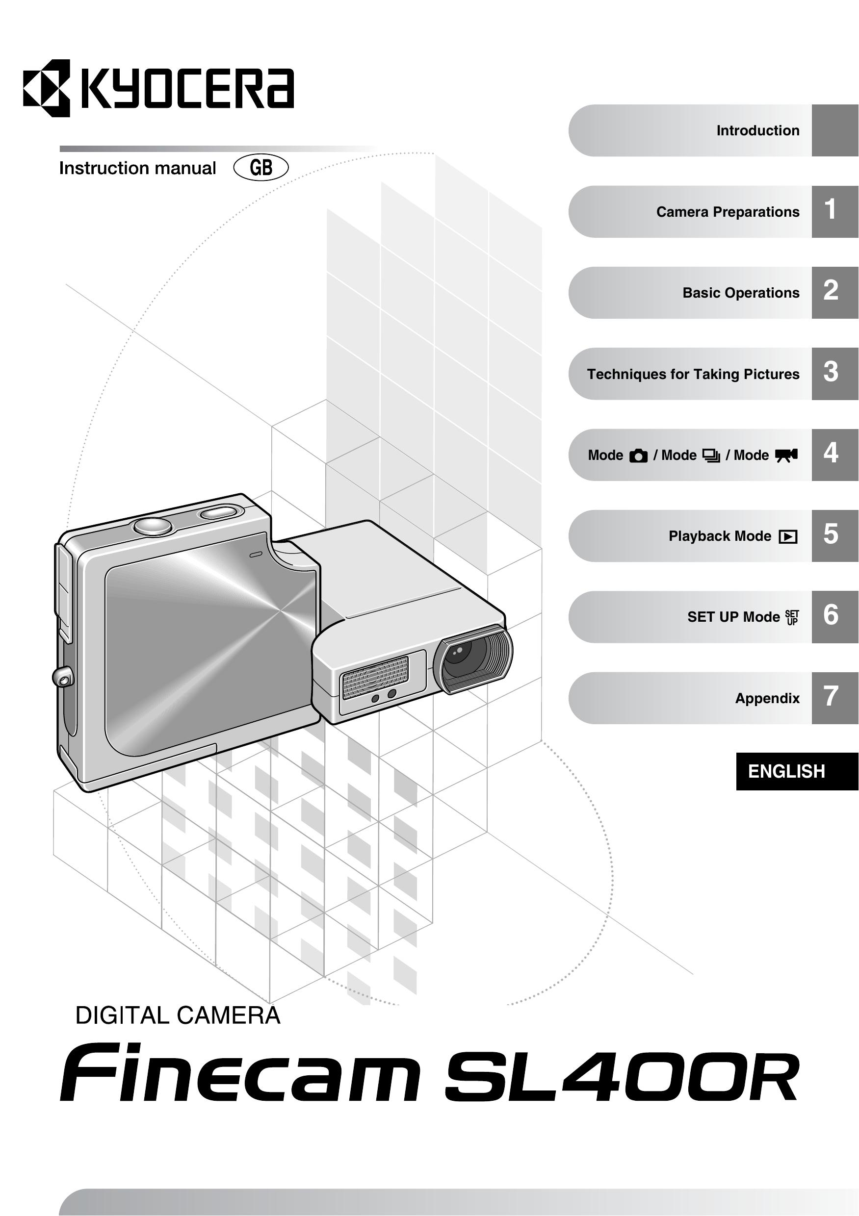 Kyocera SL400R Digital Camera User Manual