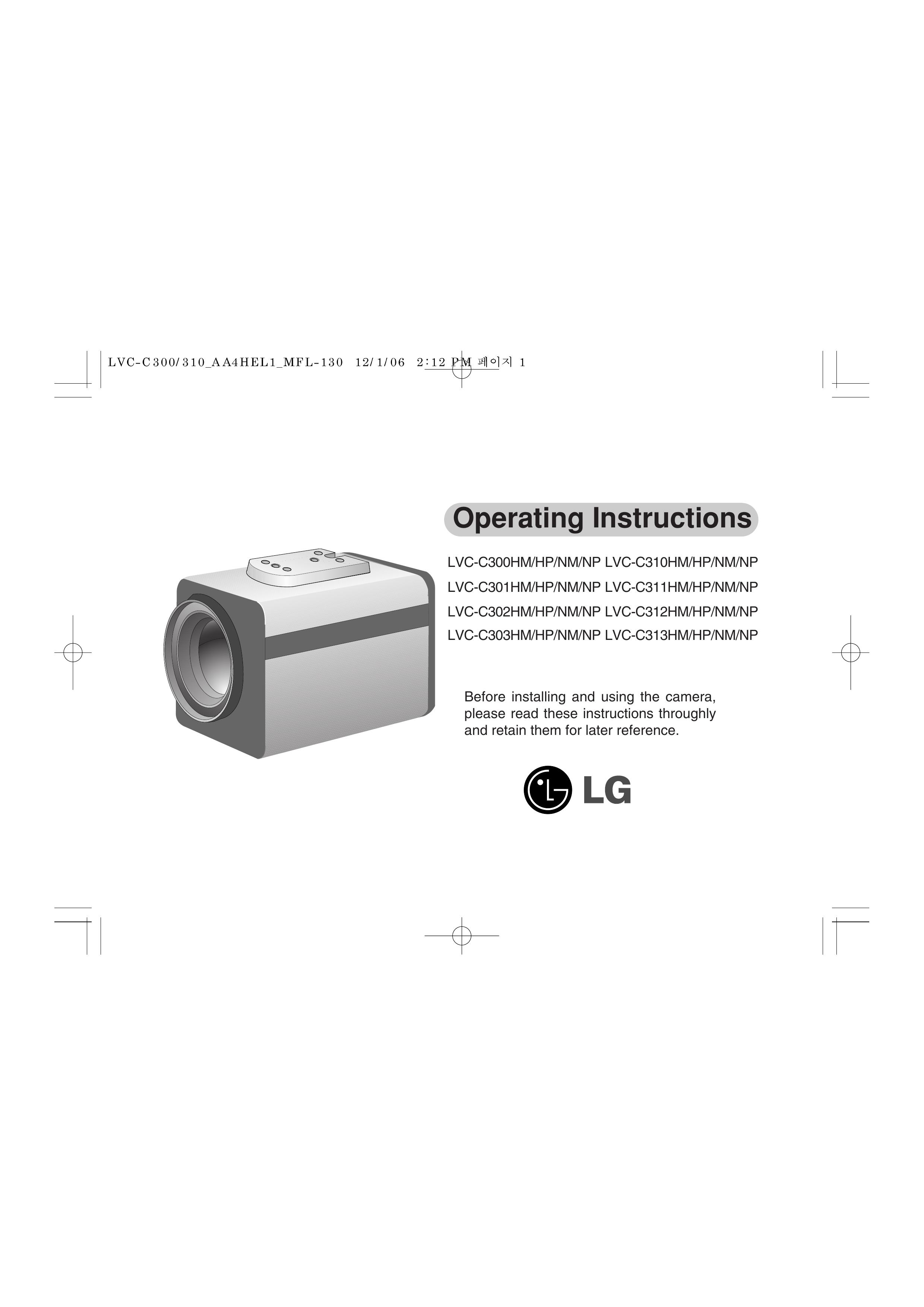 LG Electronics LVC Digital Camera User Manual
