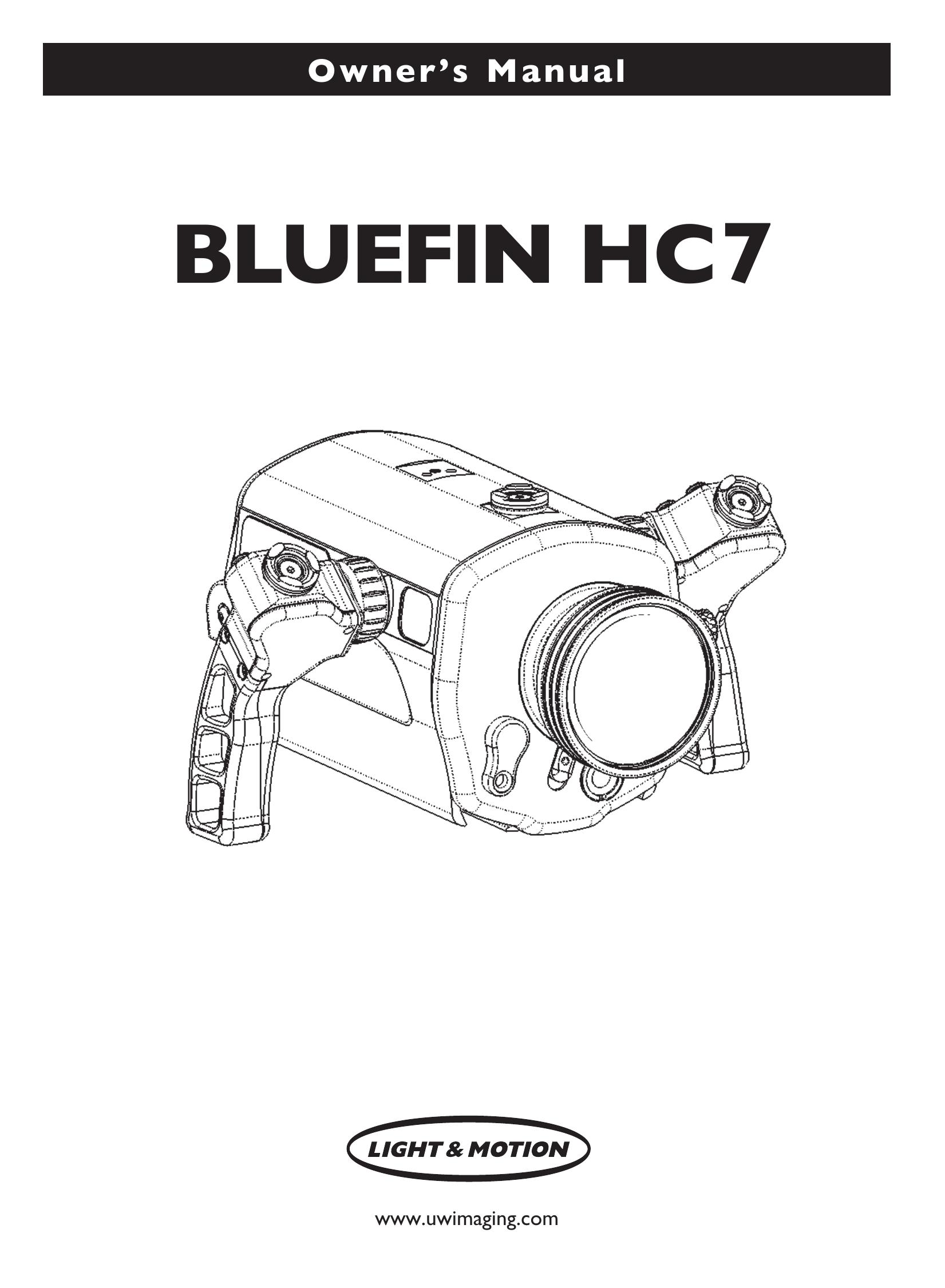 Light & Motion BLUEFIN HC7 Digital Camera User Manual