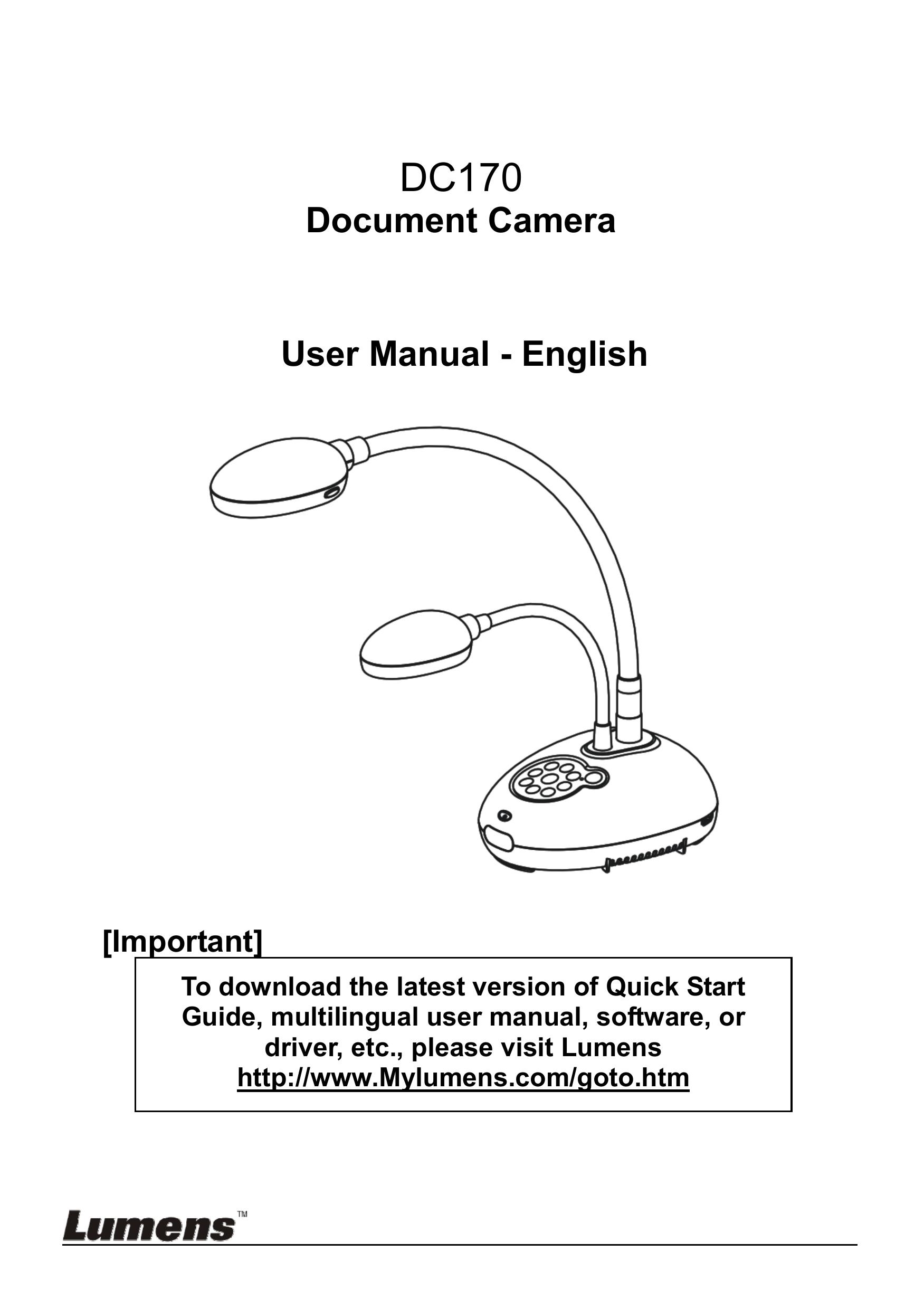 Lumens Technology DC170 Digital Camera User Manual