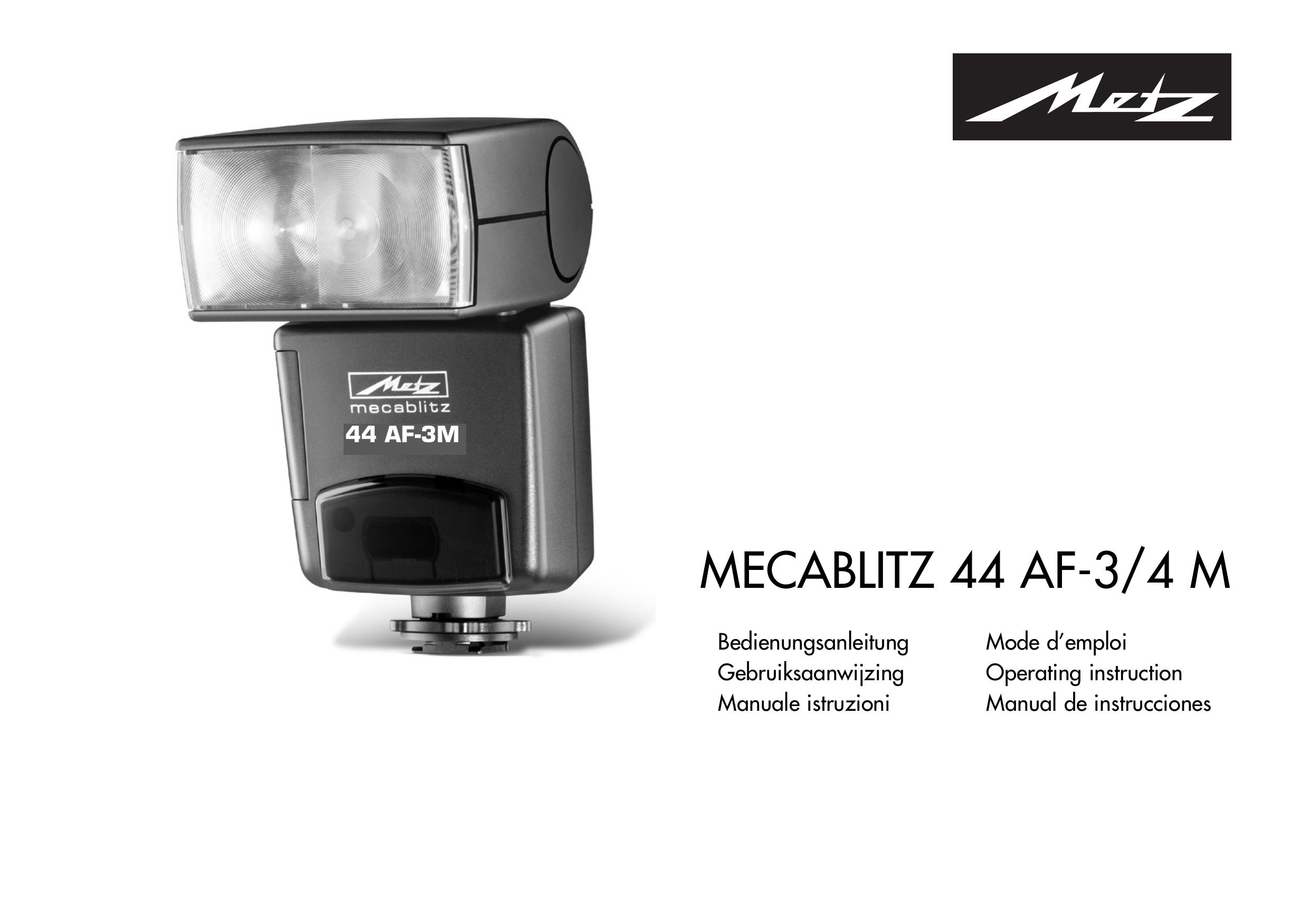 Metz 44 AF-3M Digital Camera User Manual