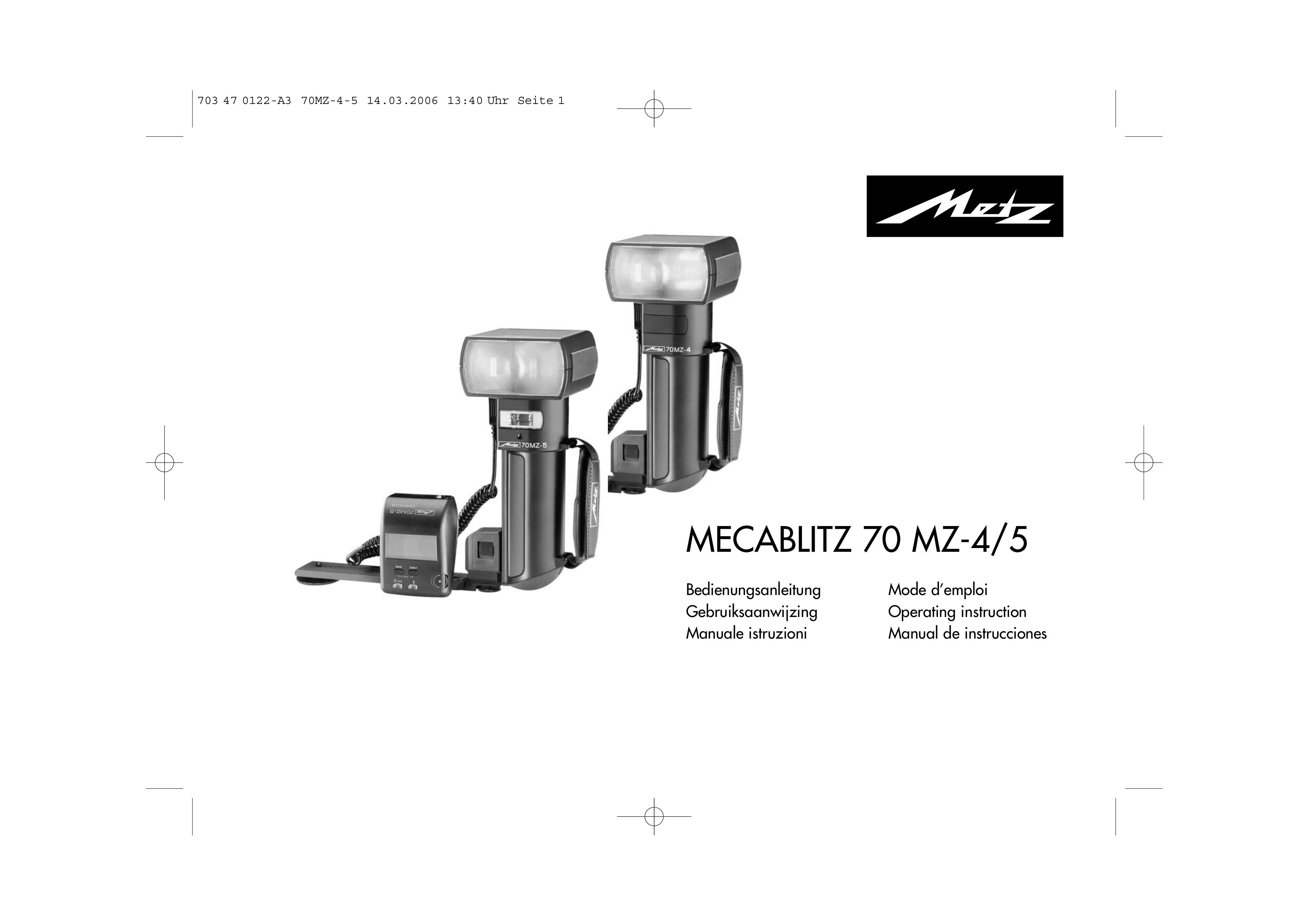 Metz 70 MZ-4/5 Digital Camera User Manual