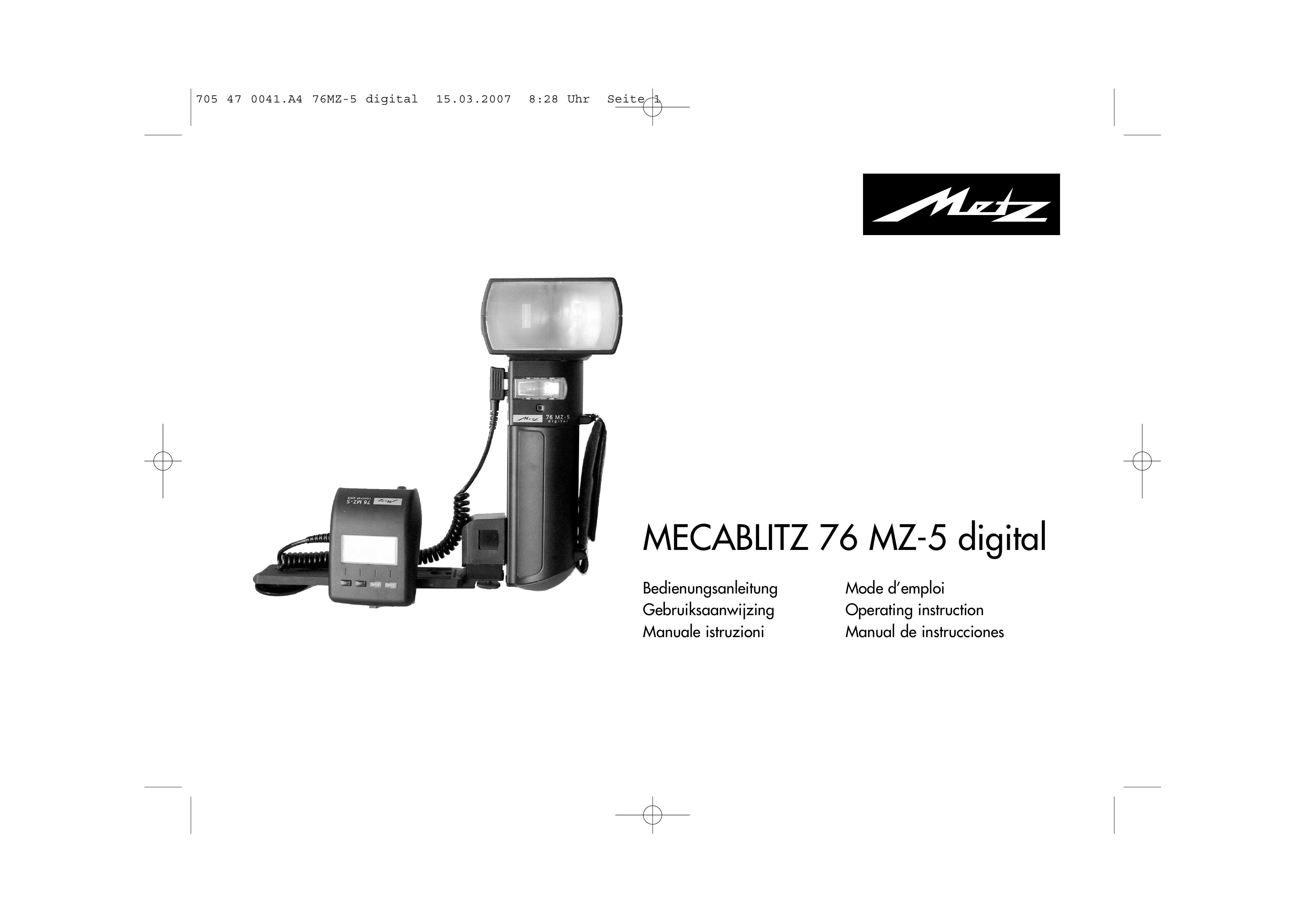 Metz 76 MZ-5 Digital Camera User Manual
