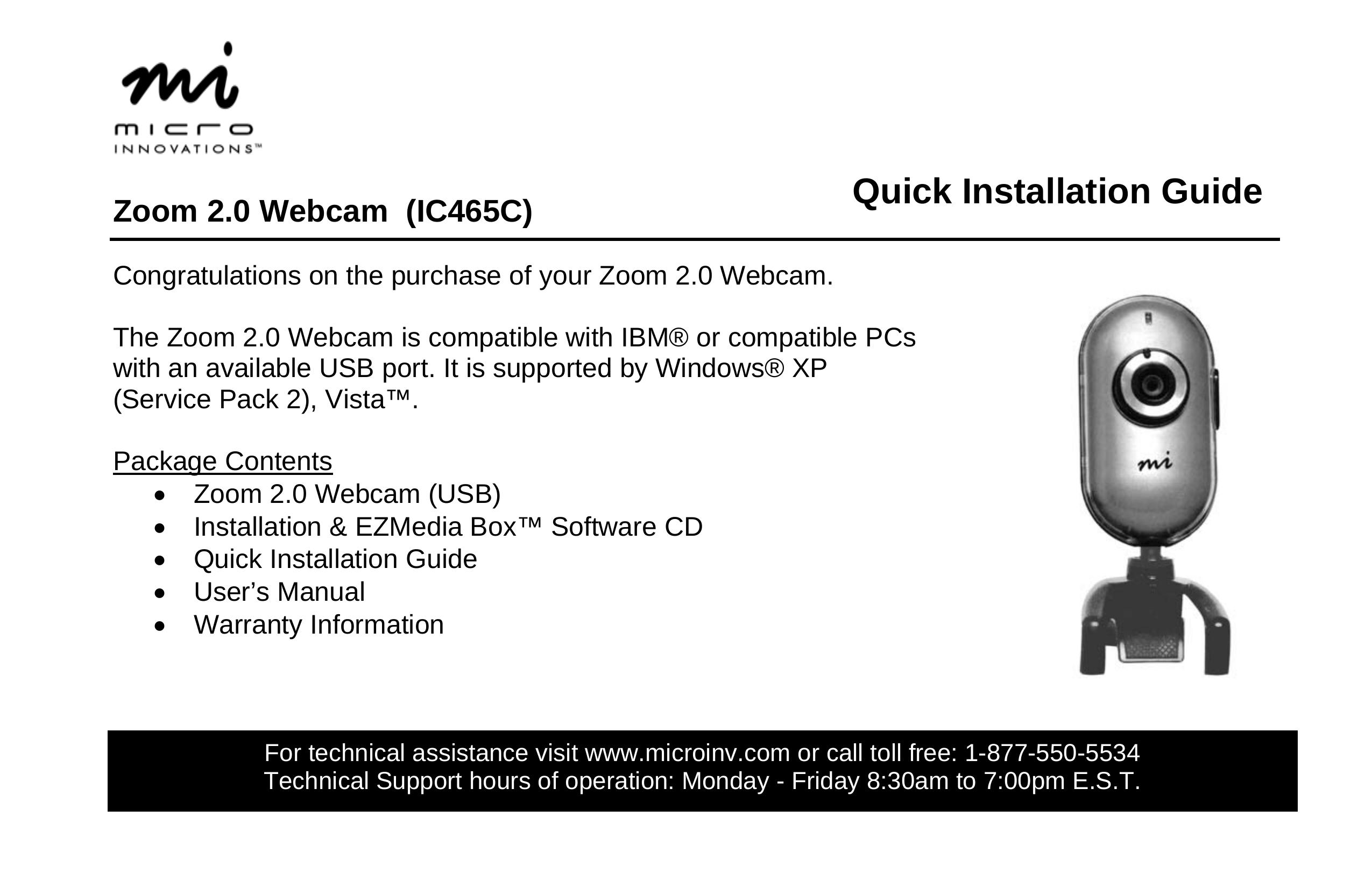 Micro Innovations IC465C Digital Camera User Manual