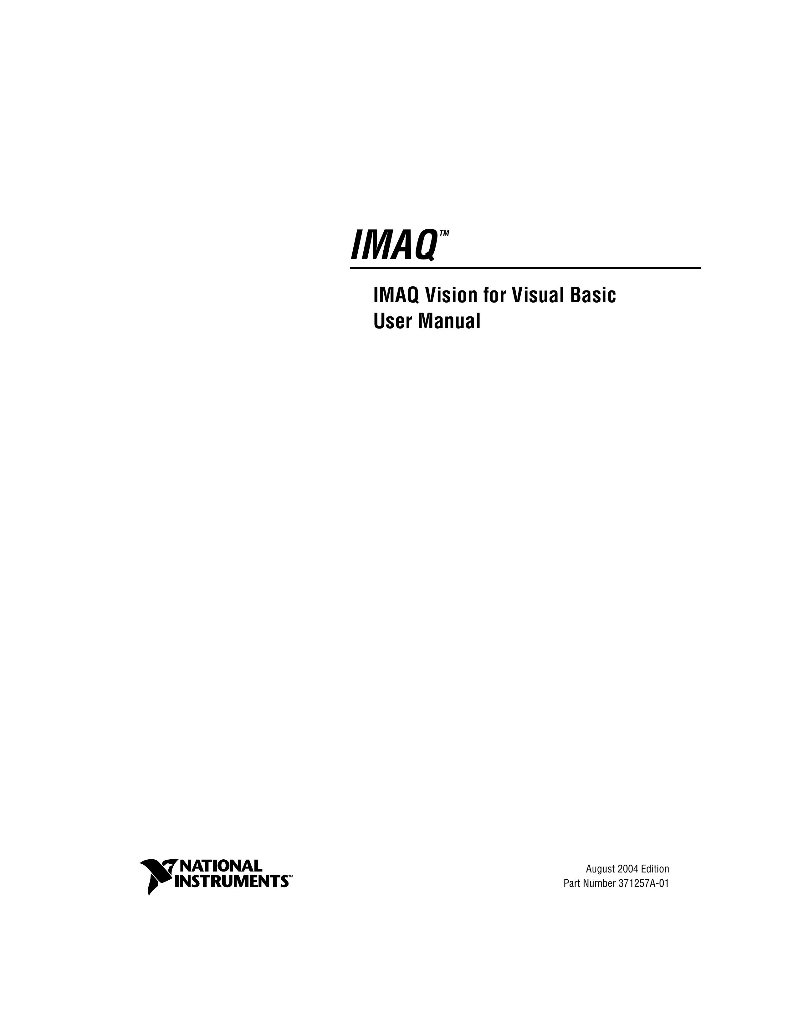 National Instruments IMAQTM Digital Camera User Manual