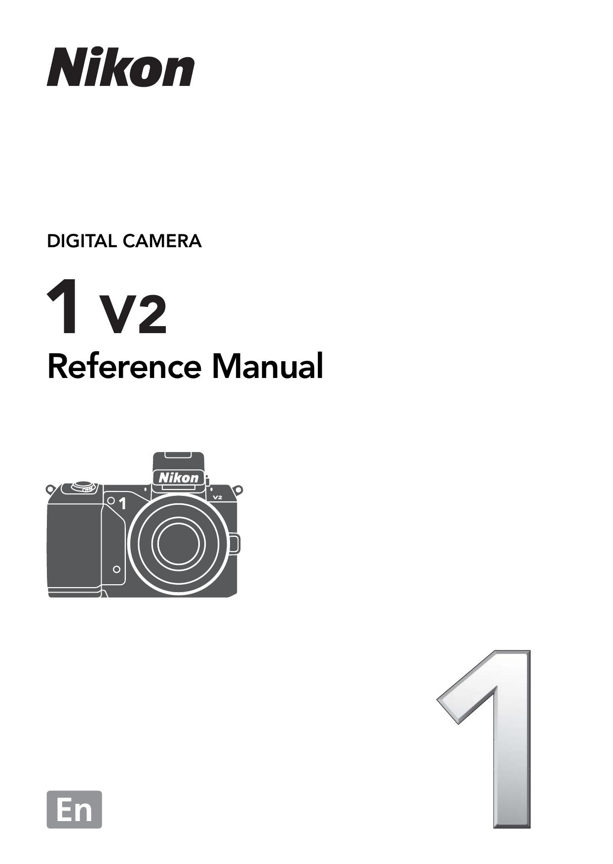 Nikon 1 V2 Black Digital Camera User Manual