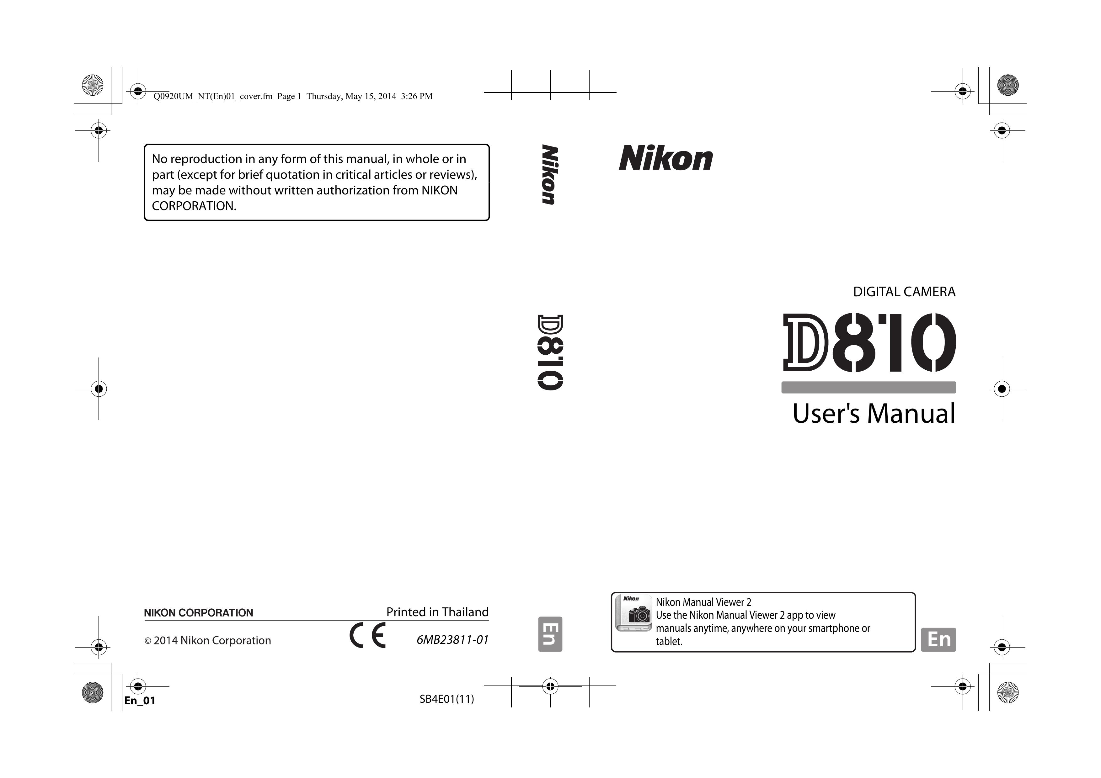 Nikon 13456 Digital Camera User Manual