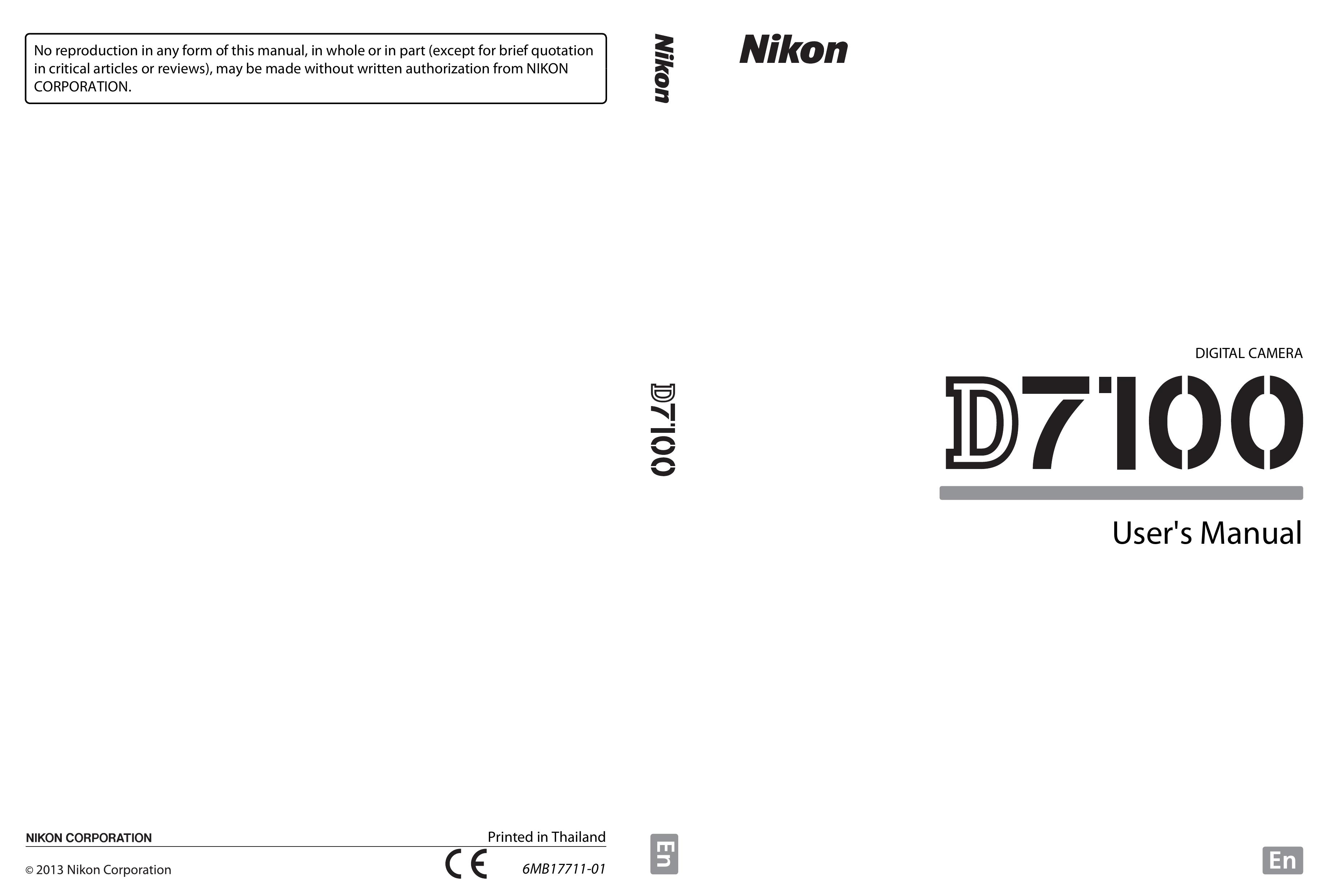 Nikon 1513 Digital Camera User Manual