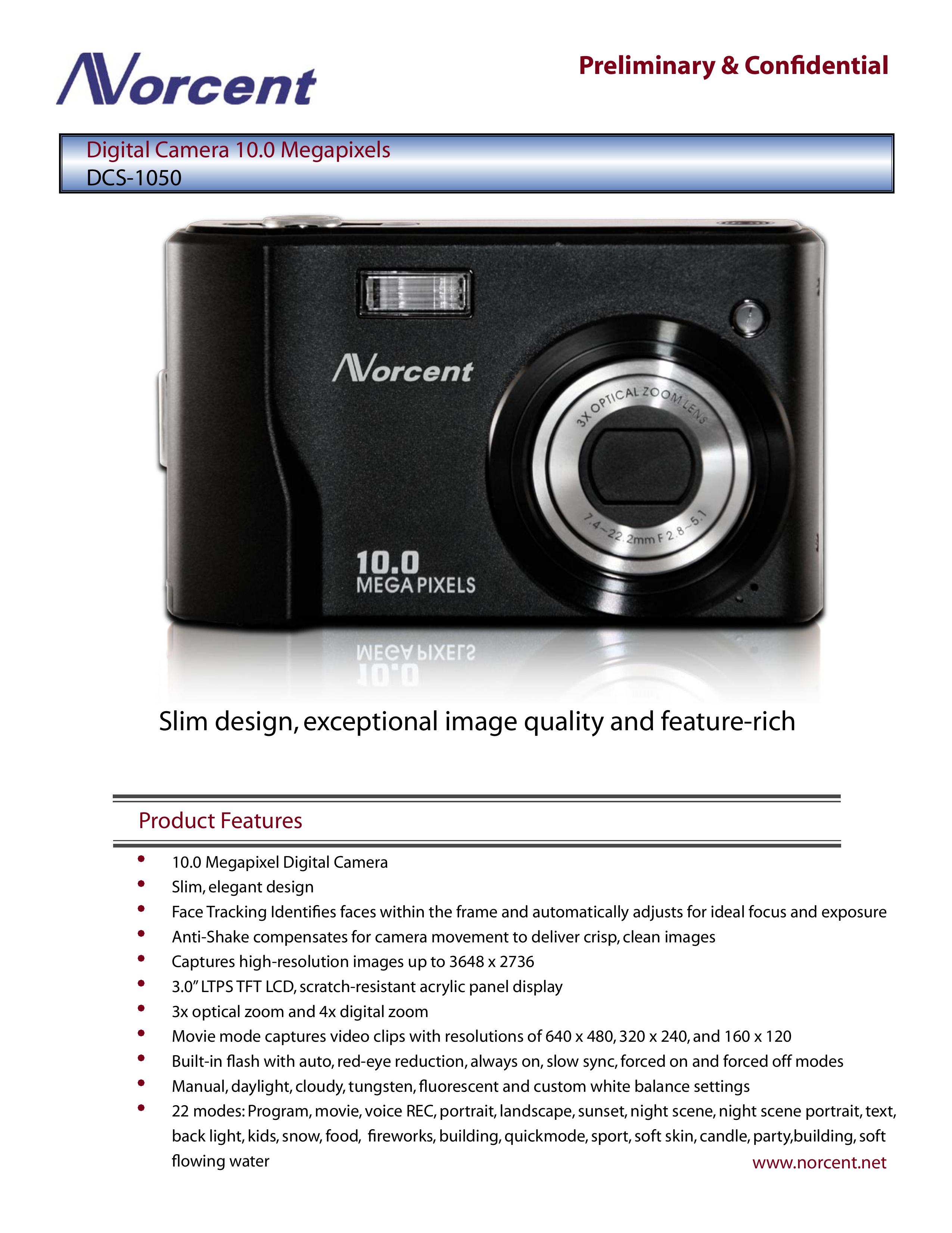Norcent Technologies DCS-1050 Digital Camera User Manual