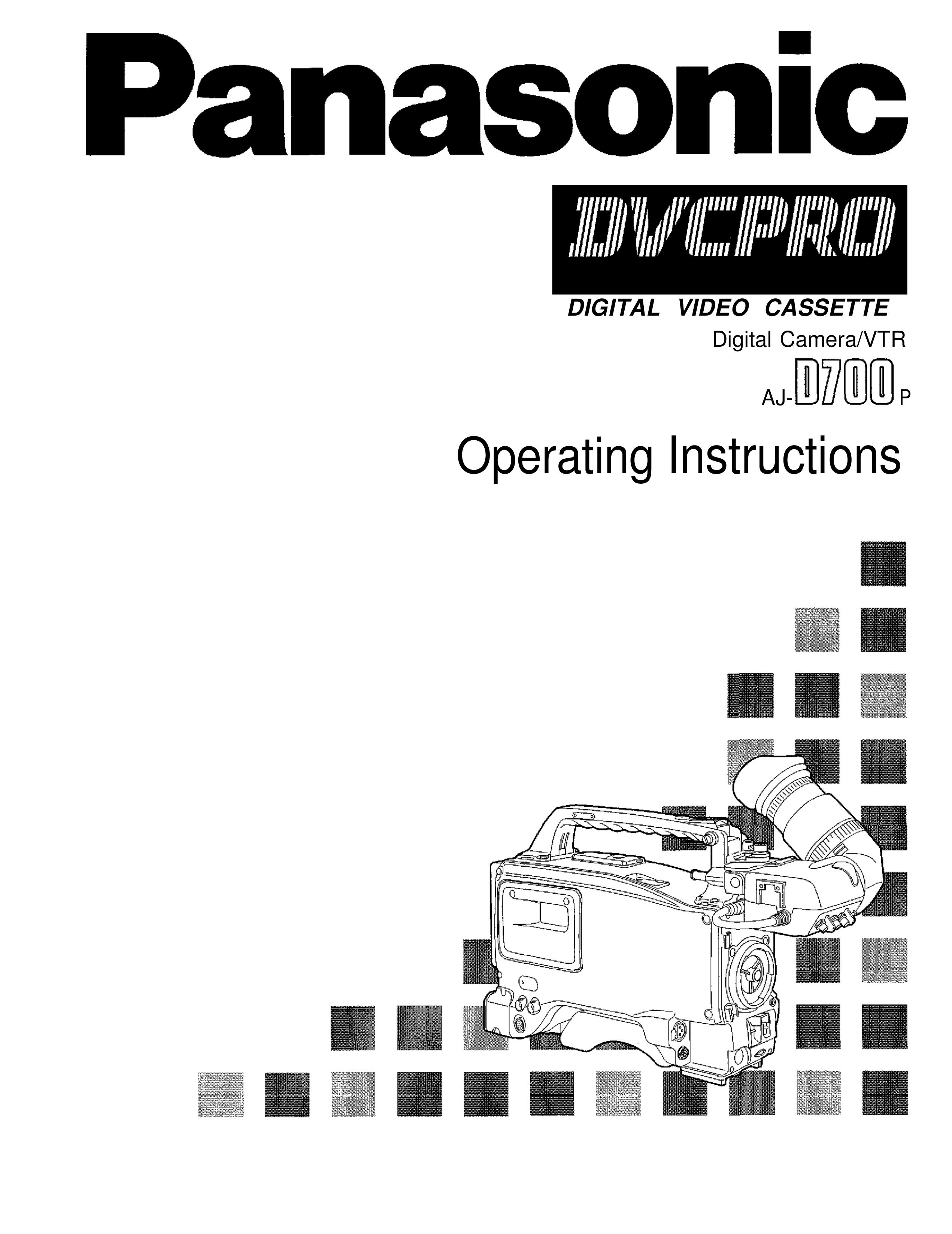 Panasonic AJ-D700P Digital Camera User Manual