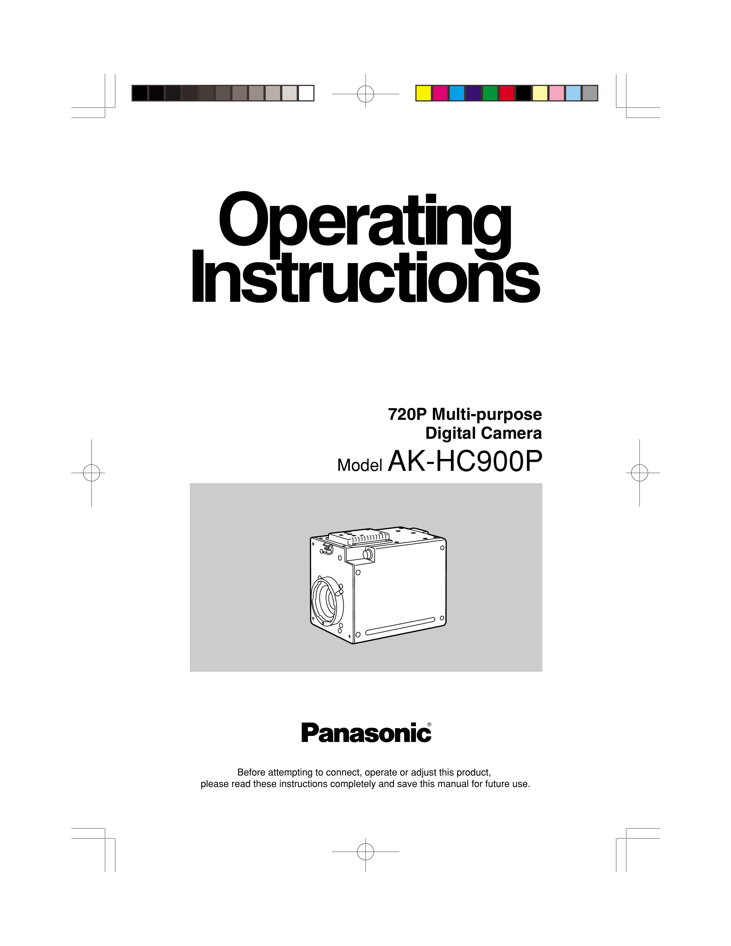 Panasonic AK-HC900P Digital Camera User Manual