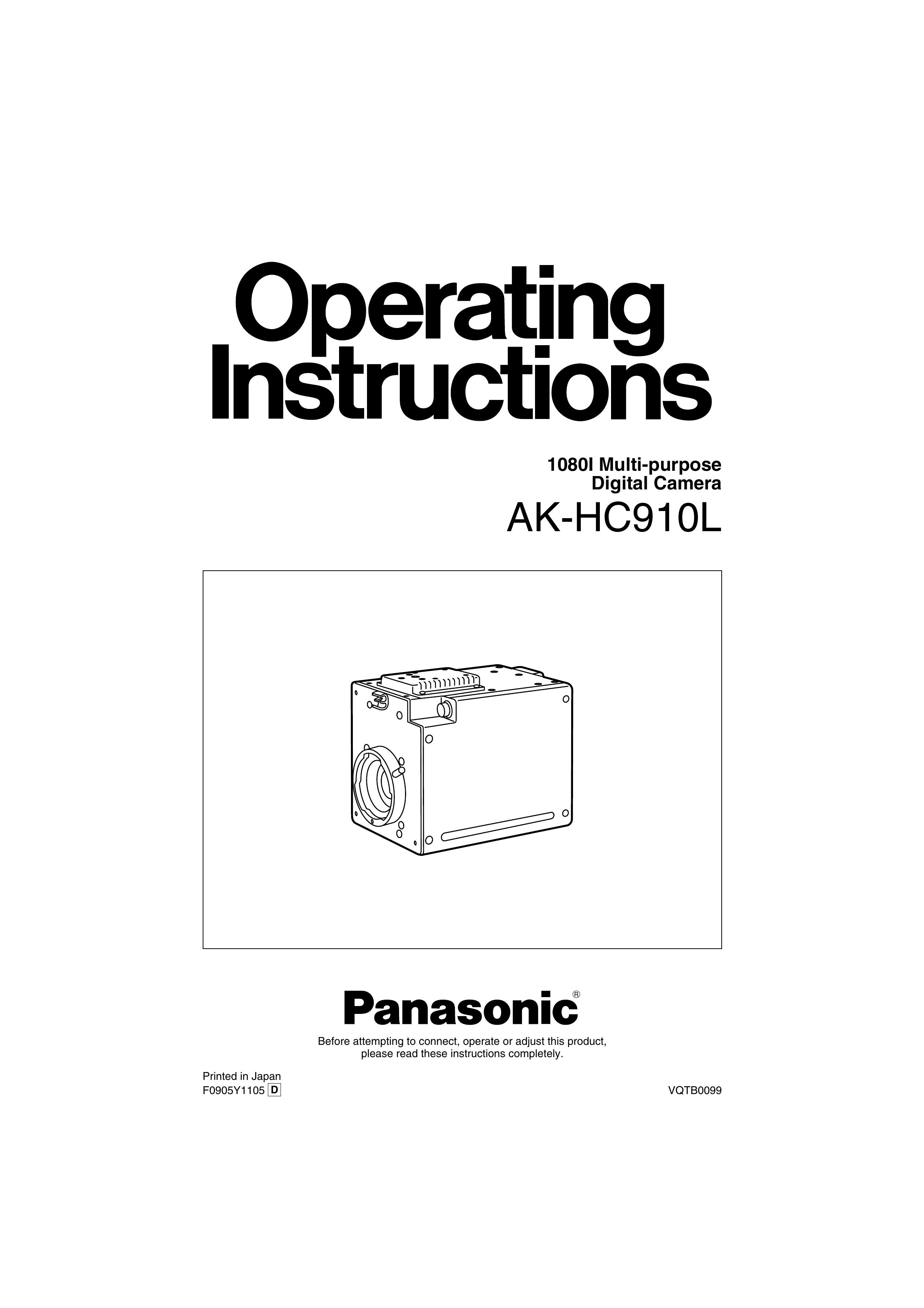 Panasonic AK-HC910L Digital Camera User Manual
