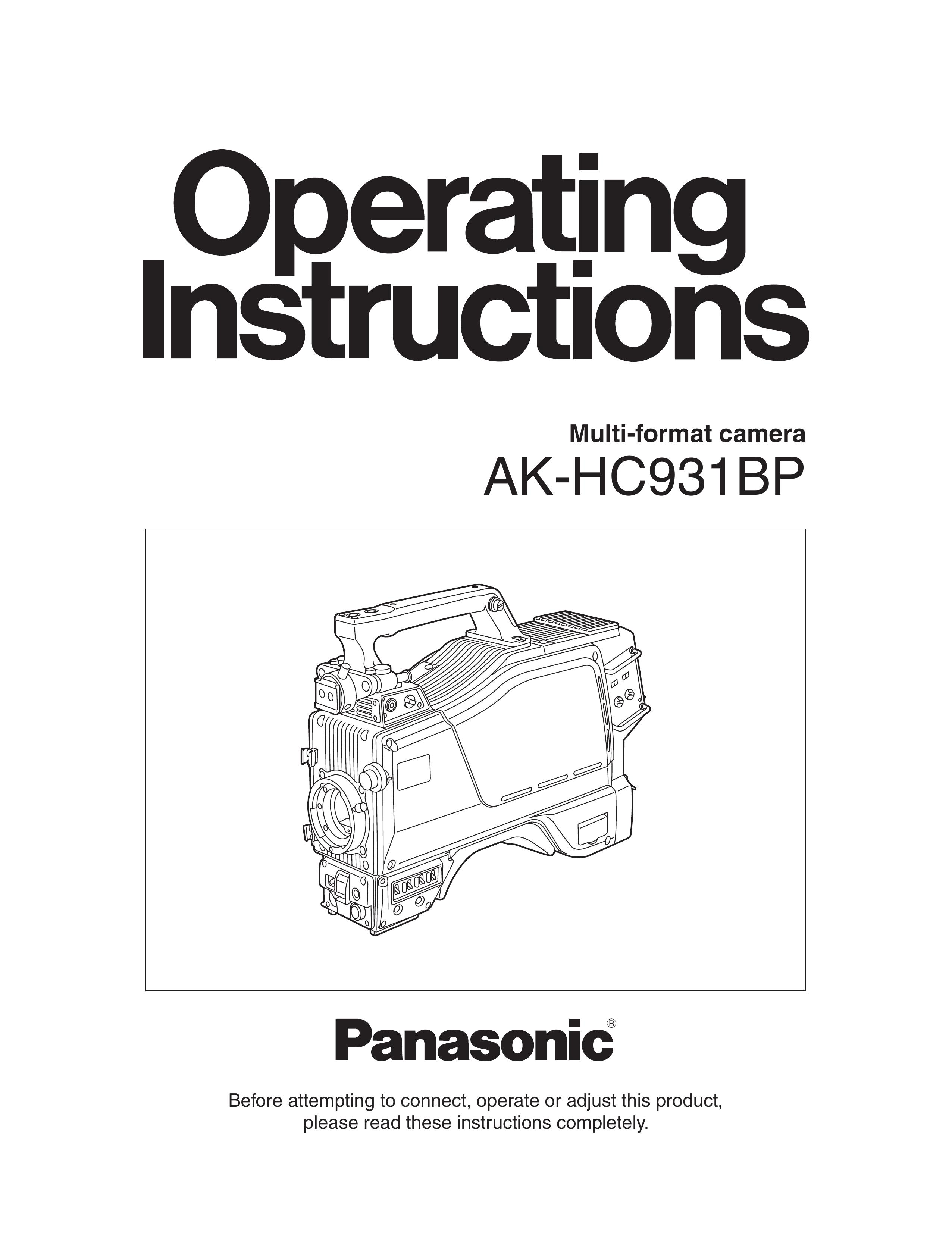 Panasonic AK-HC931BP Digital Camera User Manual