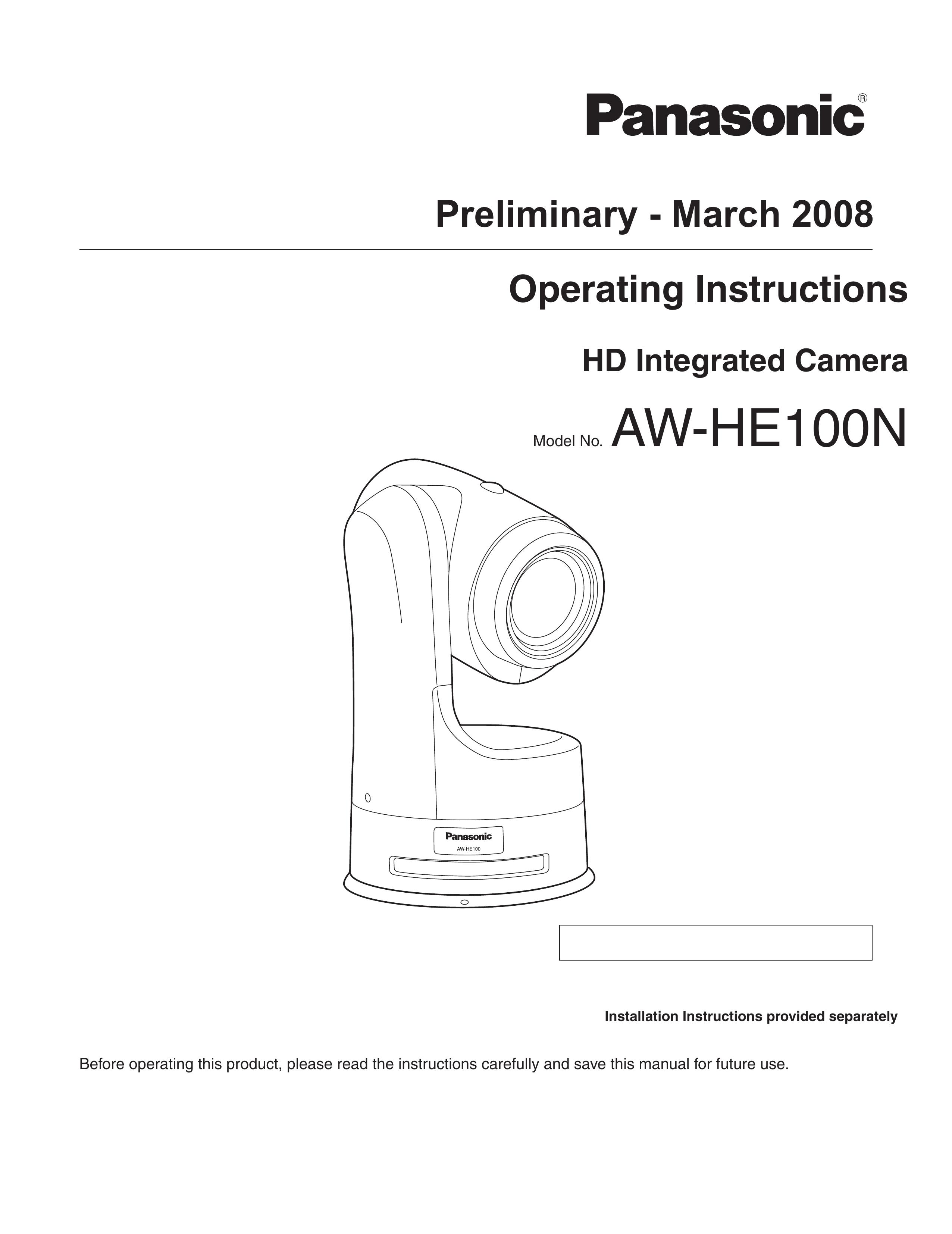 Panasonic AW-HE100N Digital Camera User Manual