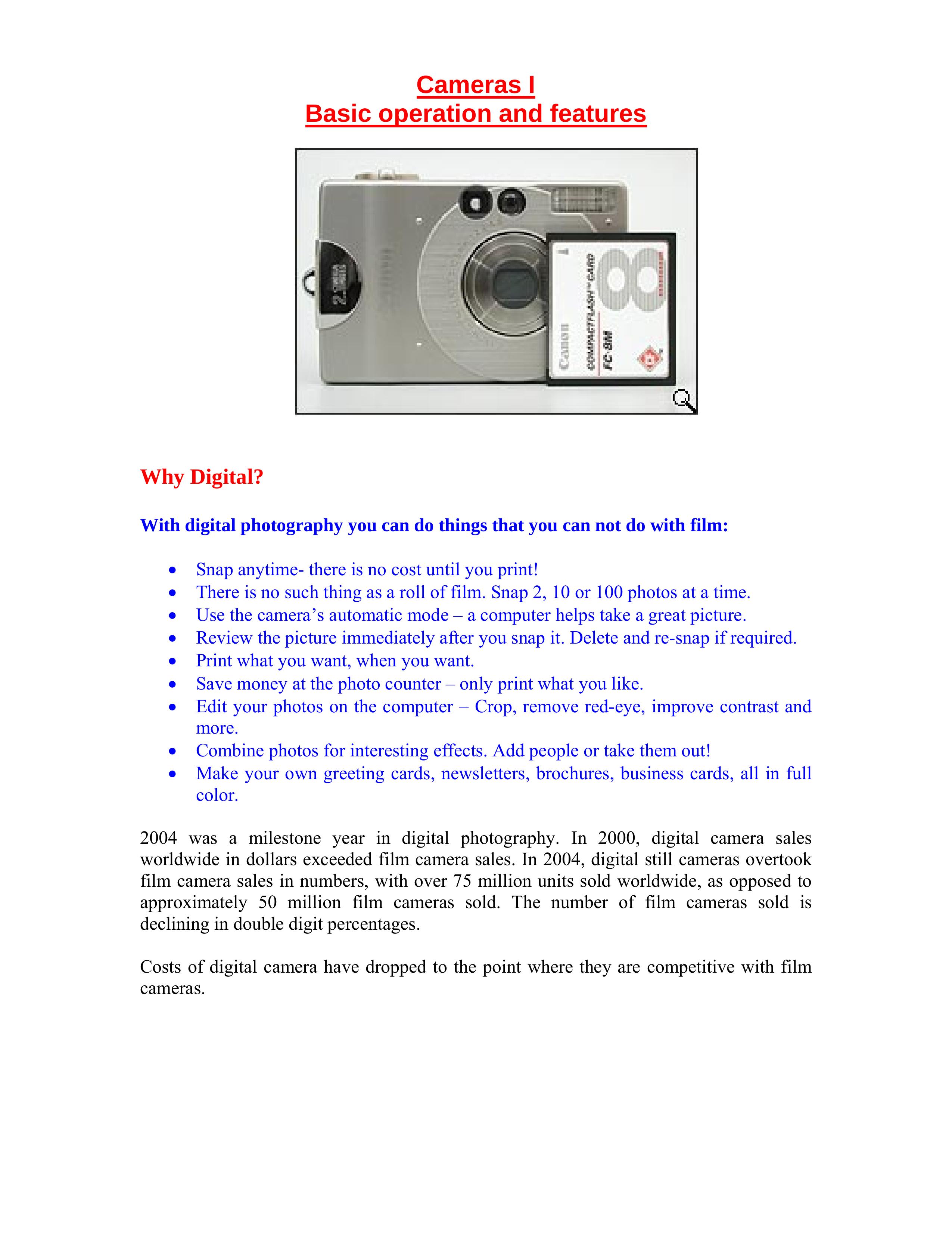Polaroid Cameras I Digital Camera User Manual