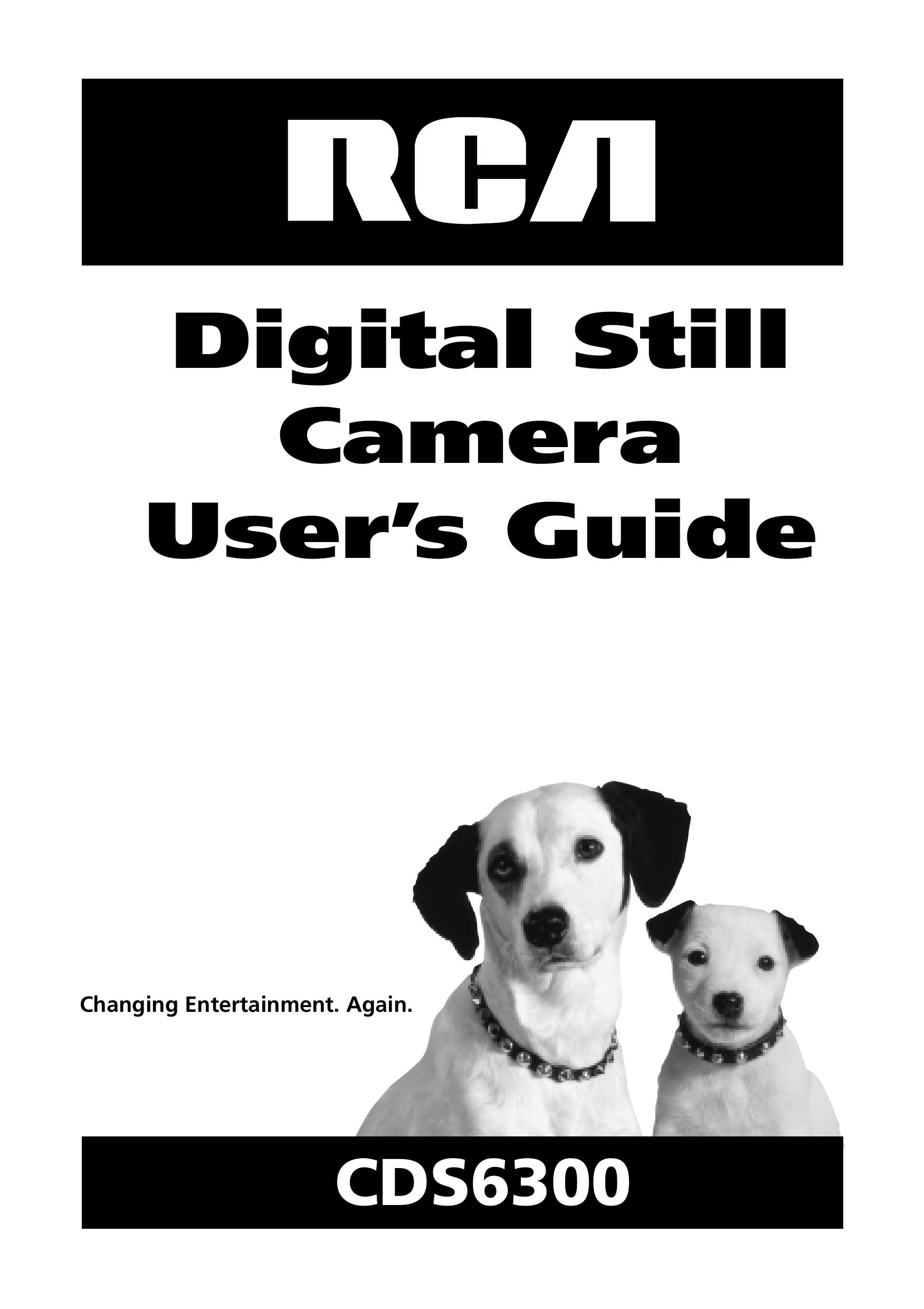 RCA CDS6300 Digital Camera User Manual