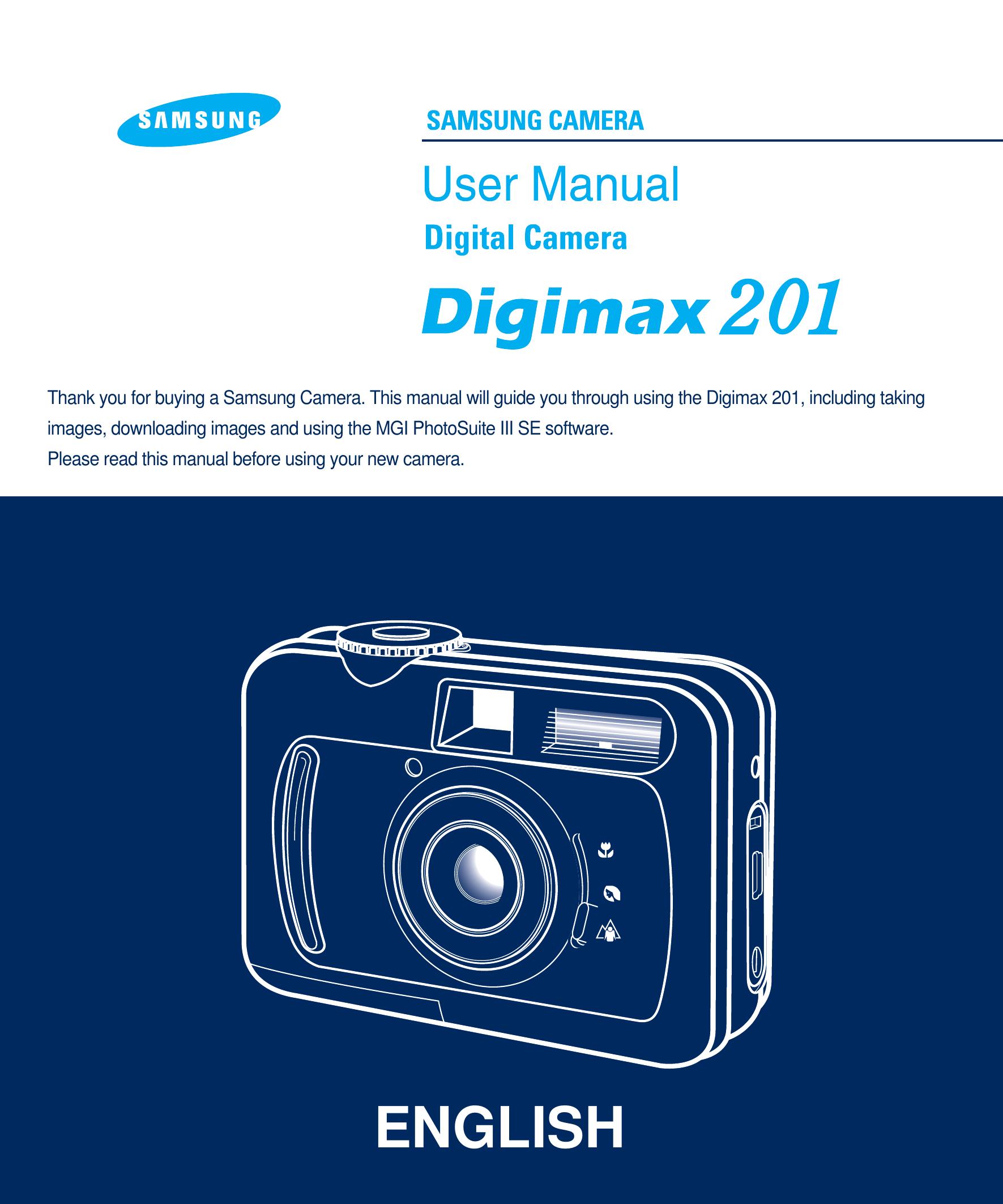 Samsung 201 Digital Camera User Manual