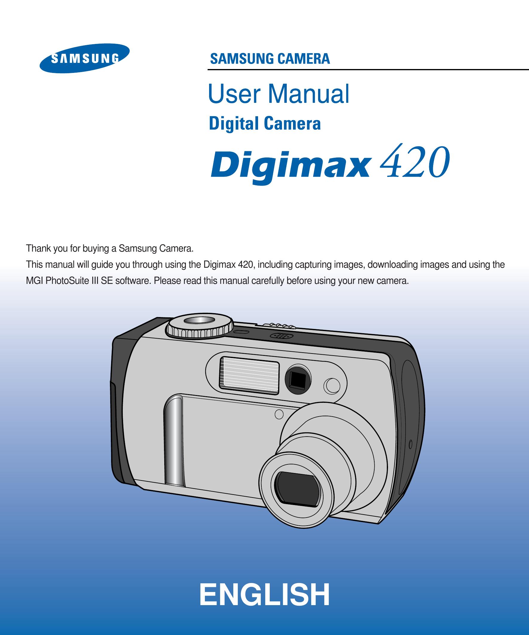 Samsung 420 Digital Camera User Manual