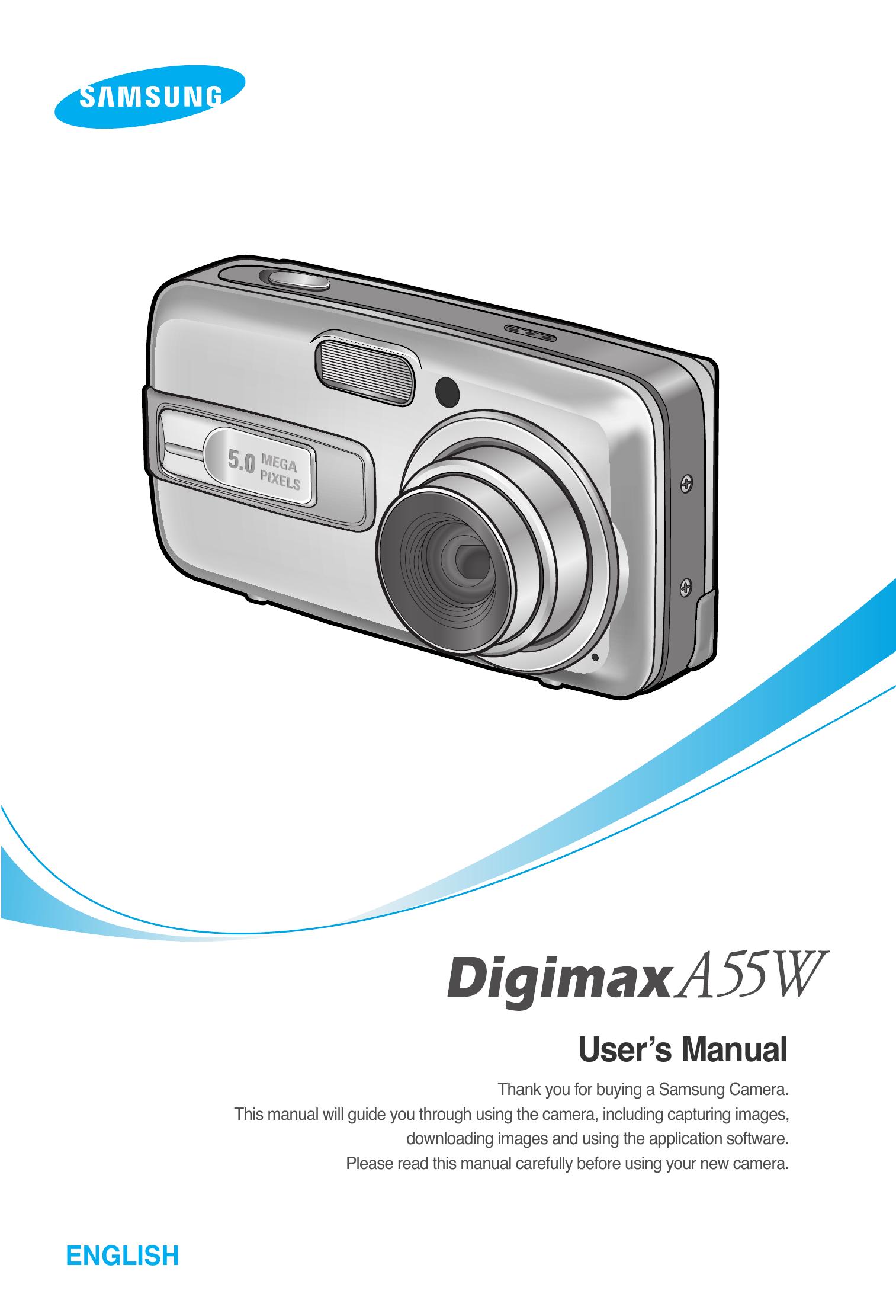 Samsung A55W Digital Camera User Manual
