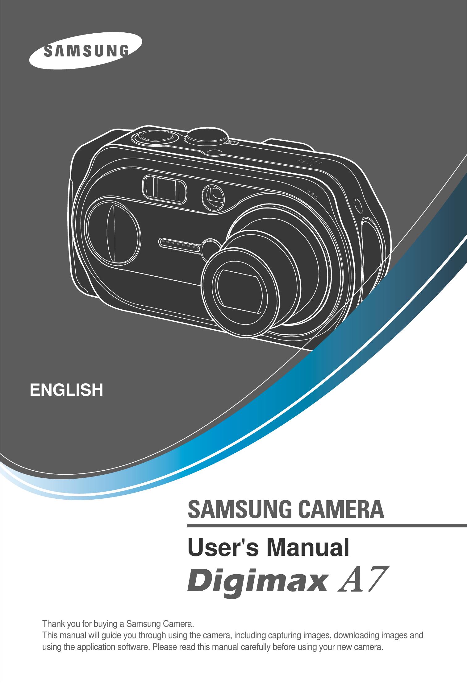 Samsung A7 Digital Camera User Manual