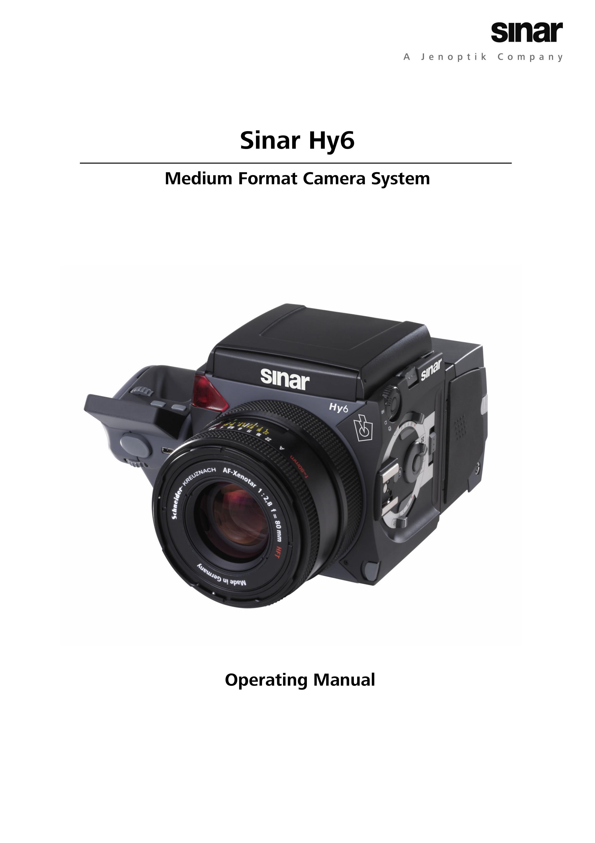 Sinar Hy6 Digital Camera User Manual