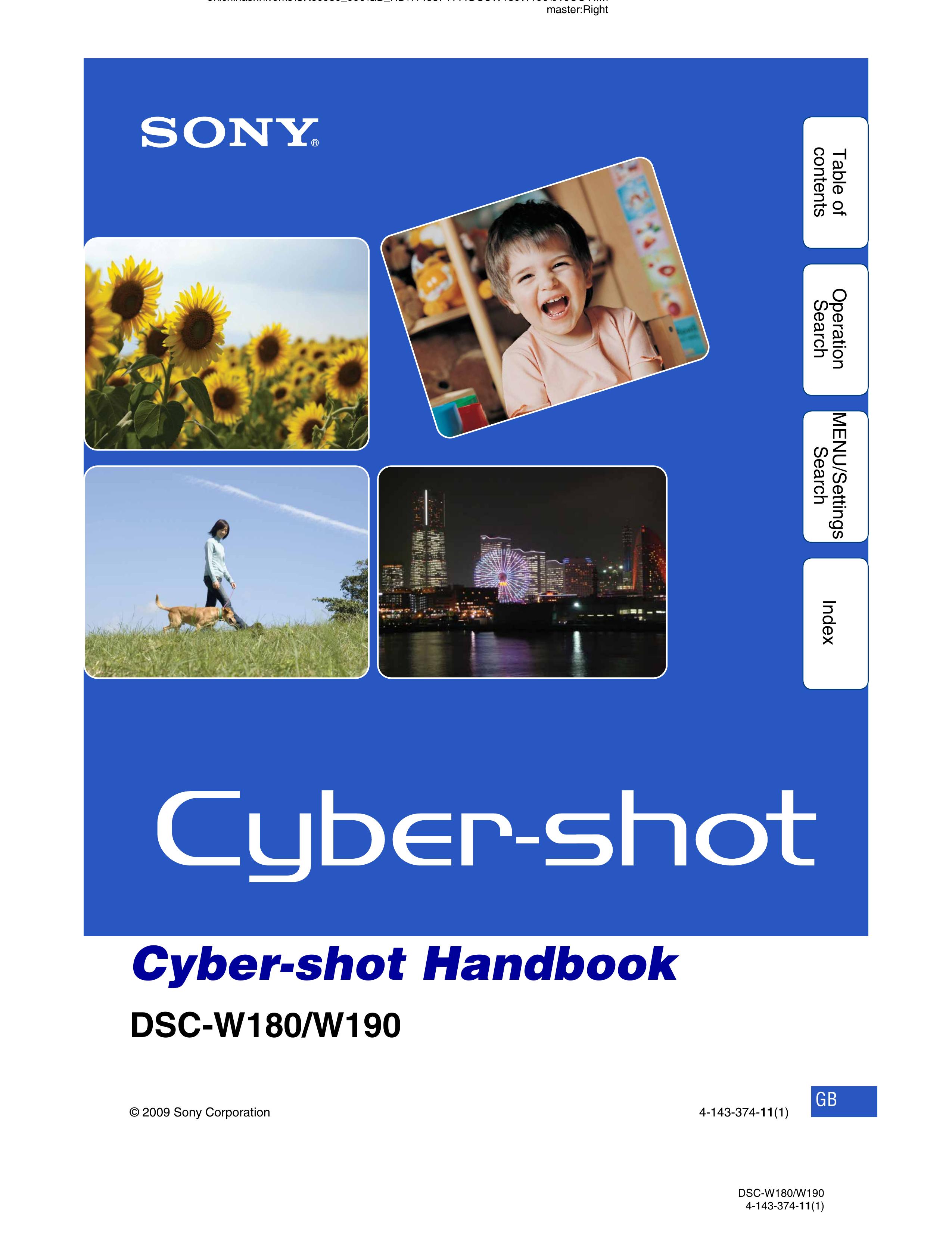 Sony 4-143-374-11(1) Digital Camera User Manual
