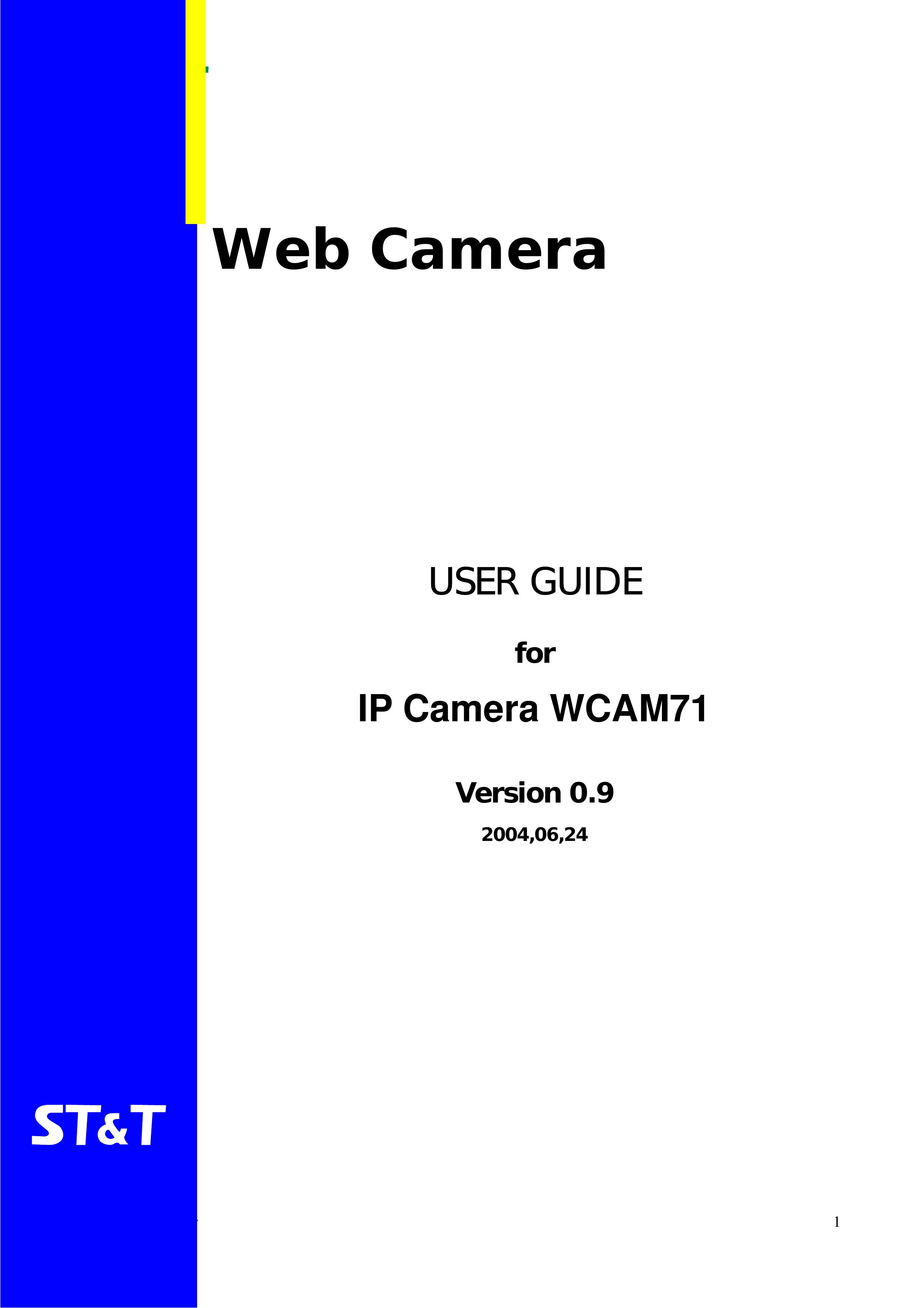 ST & T WCAM71 Digital Camera User Manual