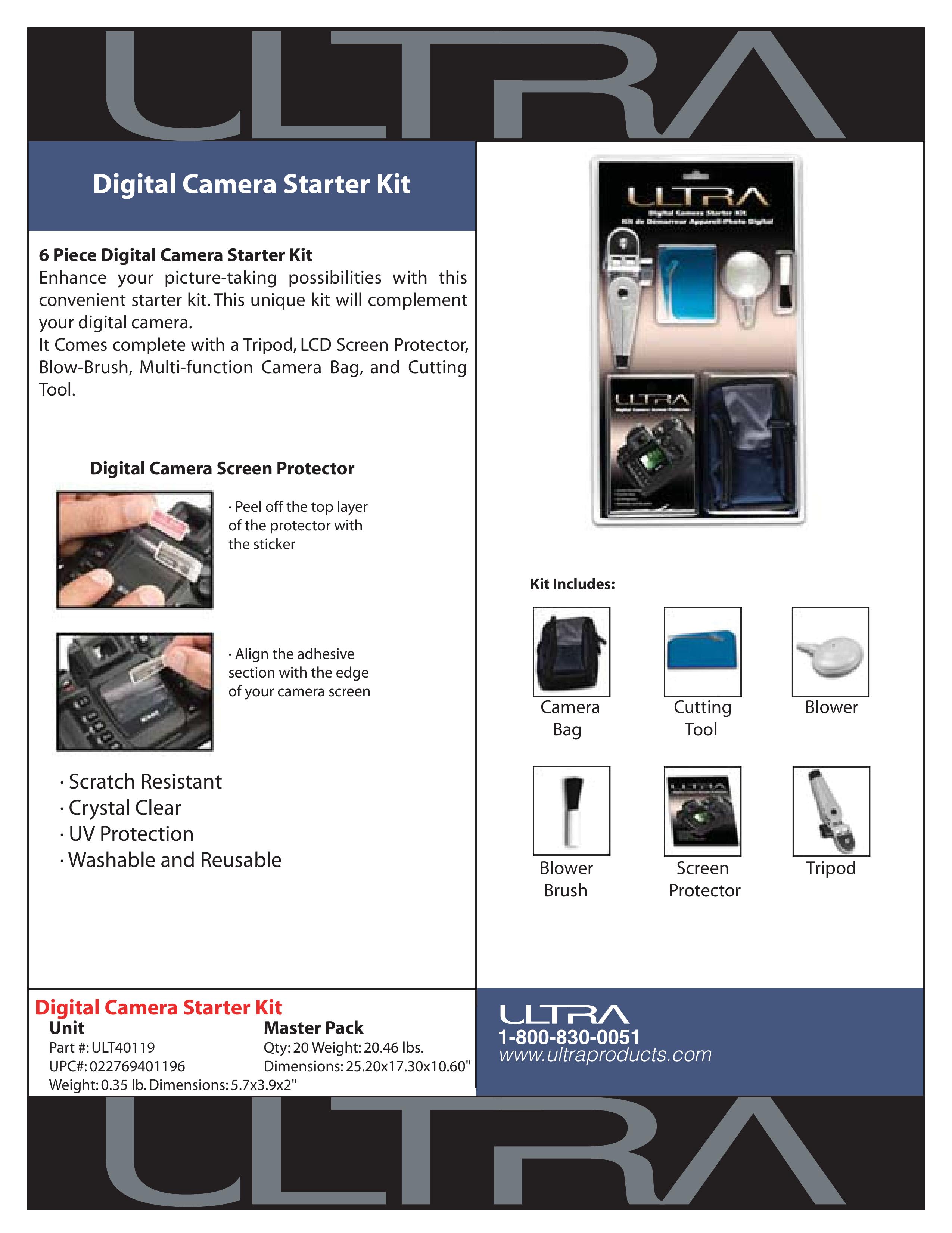 Ultra Products ULT40119 Digital Camera User Manual