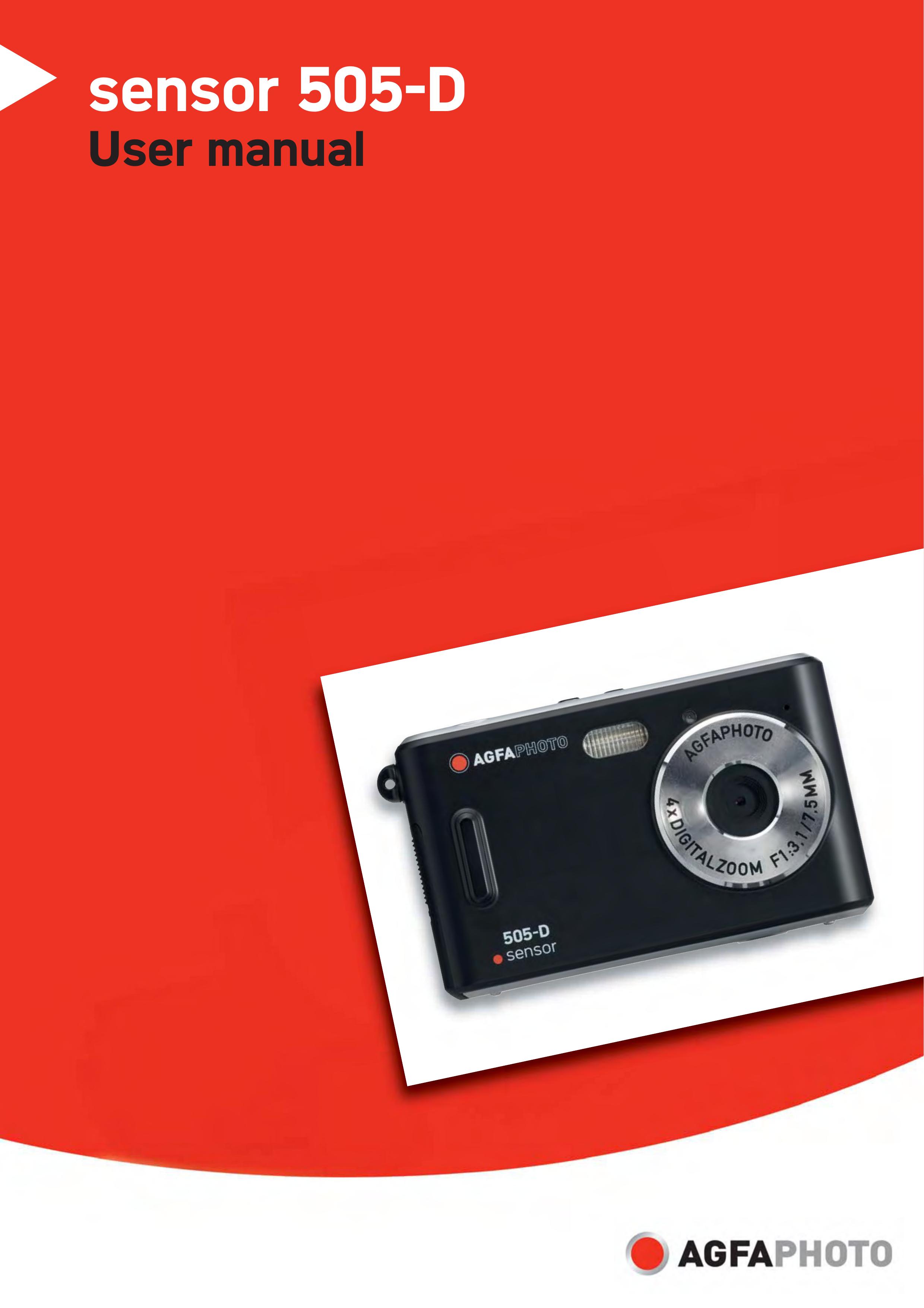 VistaQuest sensor 505-D Digital Camera User Manual