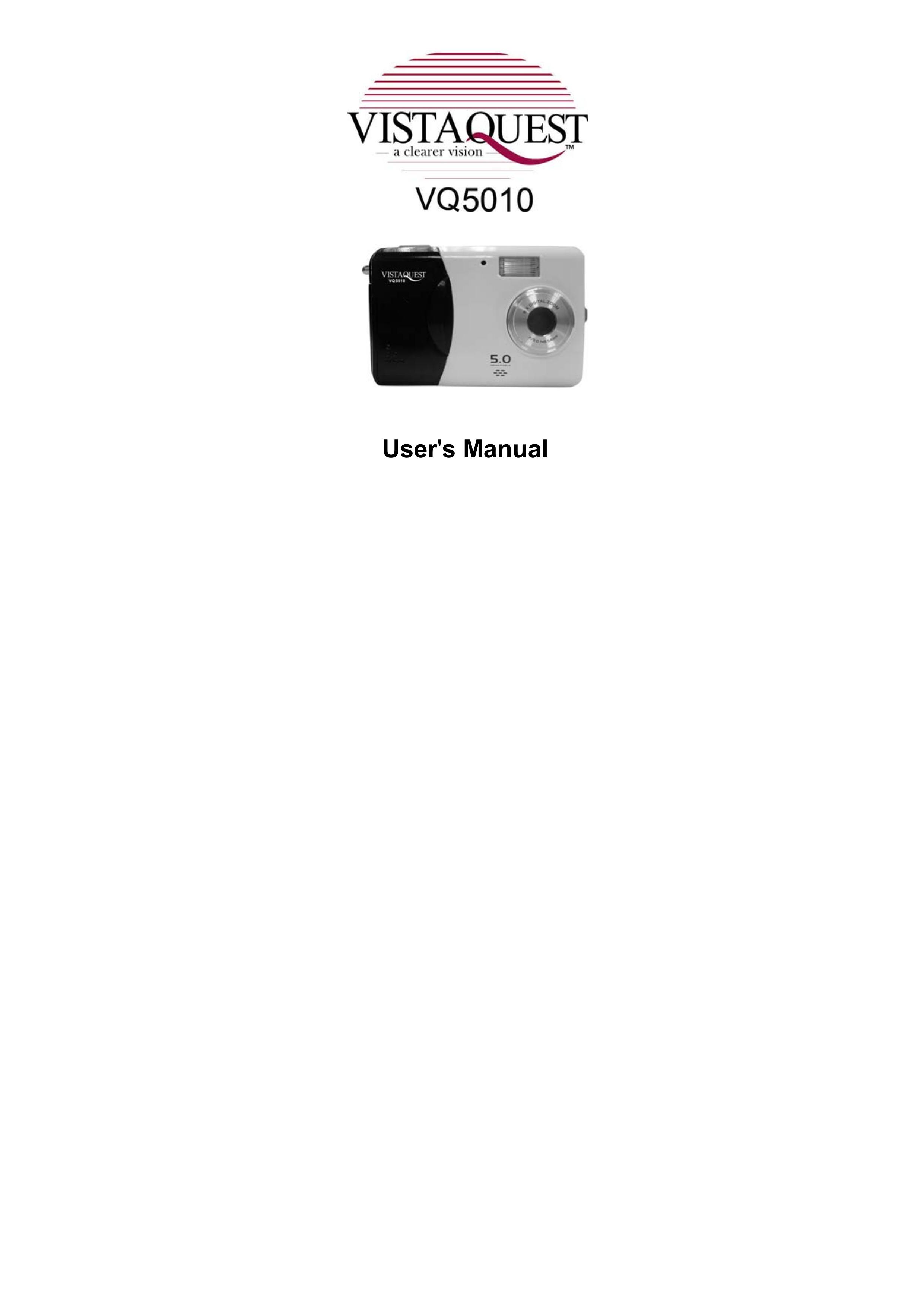 VistaQuest VQ 5010 Digital Camera User Manual