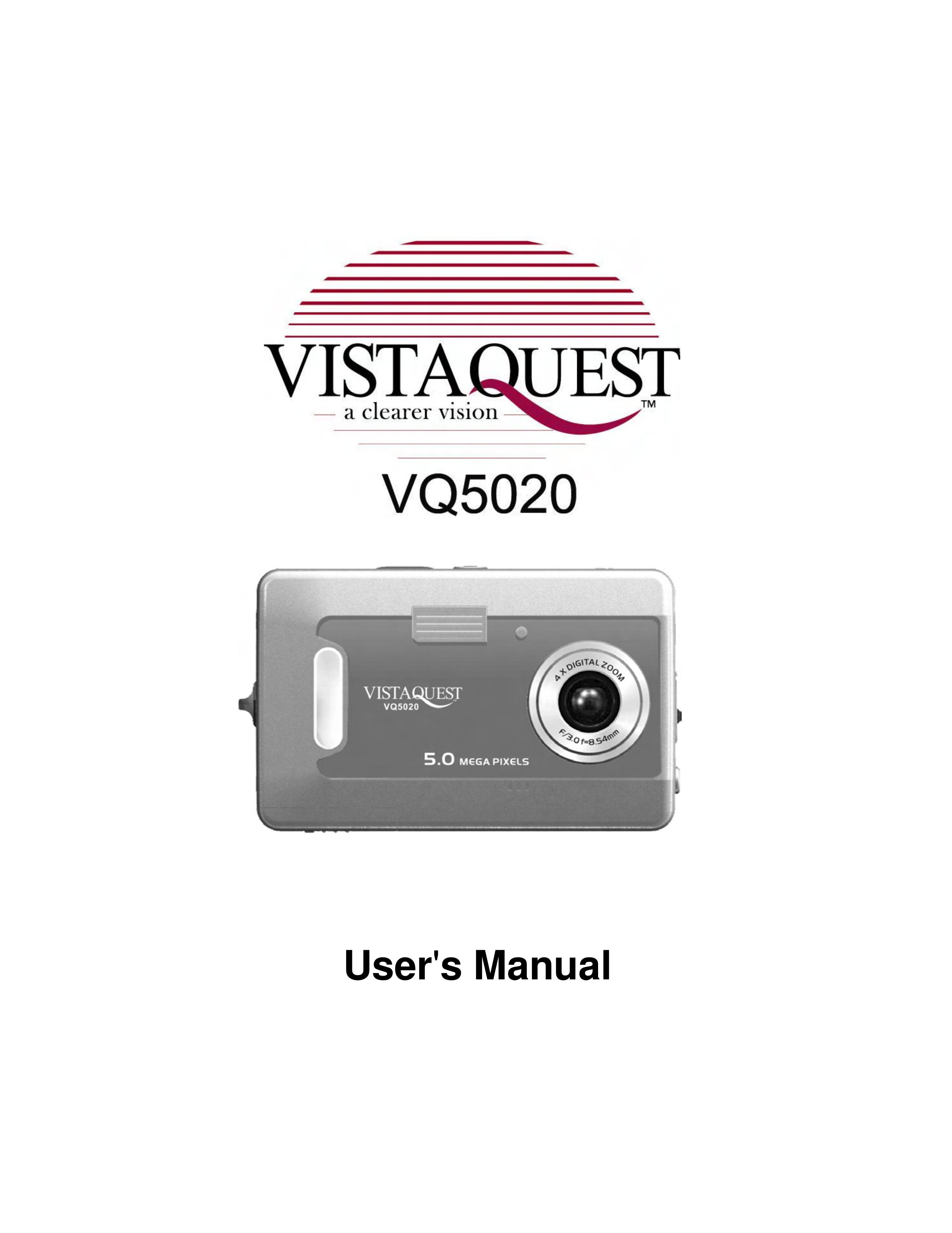 VistaQuest VQ 5020 Digital Camera User Manual