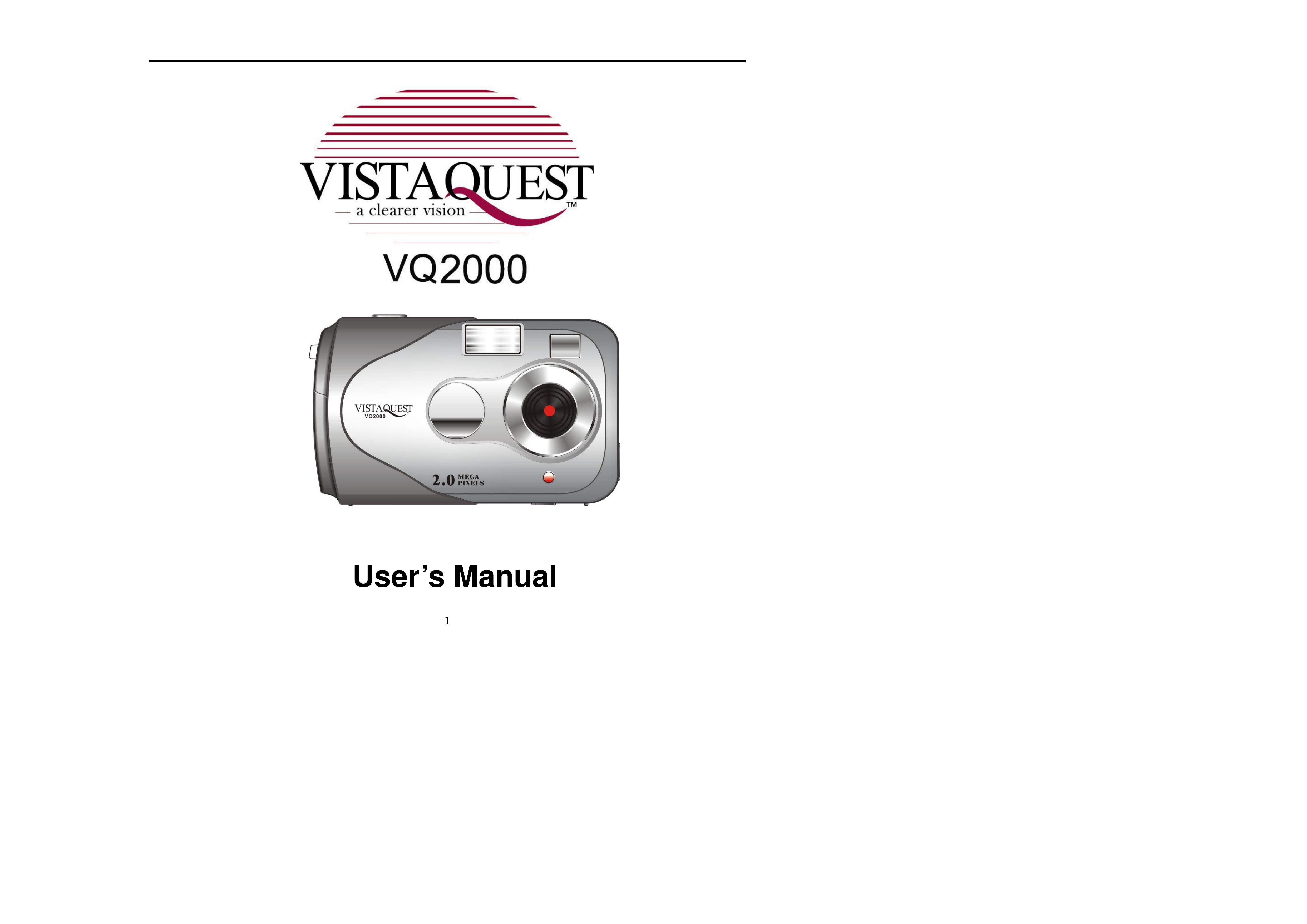 VistaQuest VQ-2000 Digital Camera User Manual