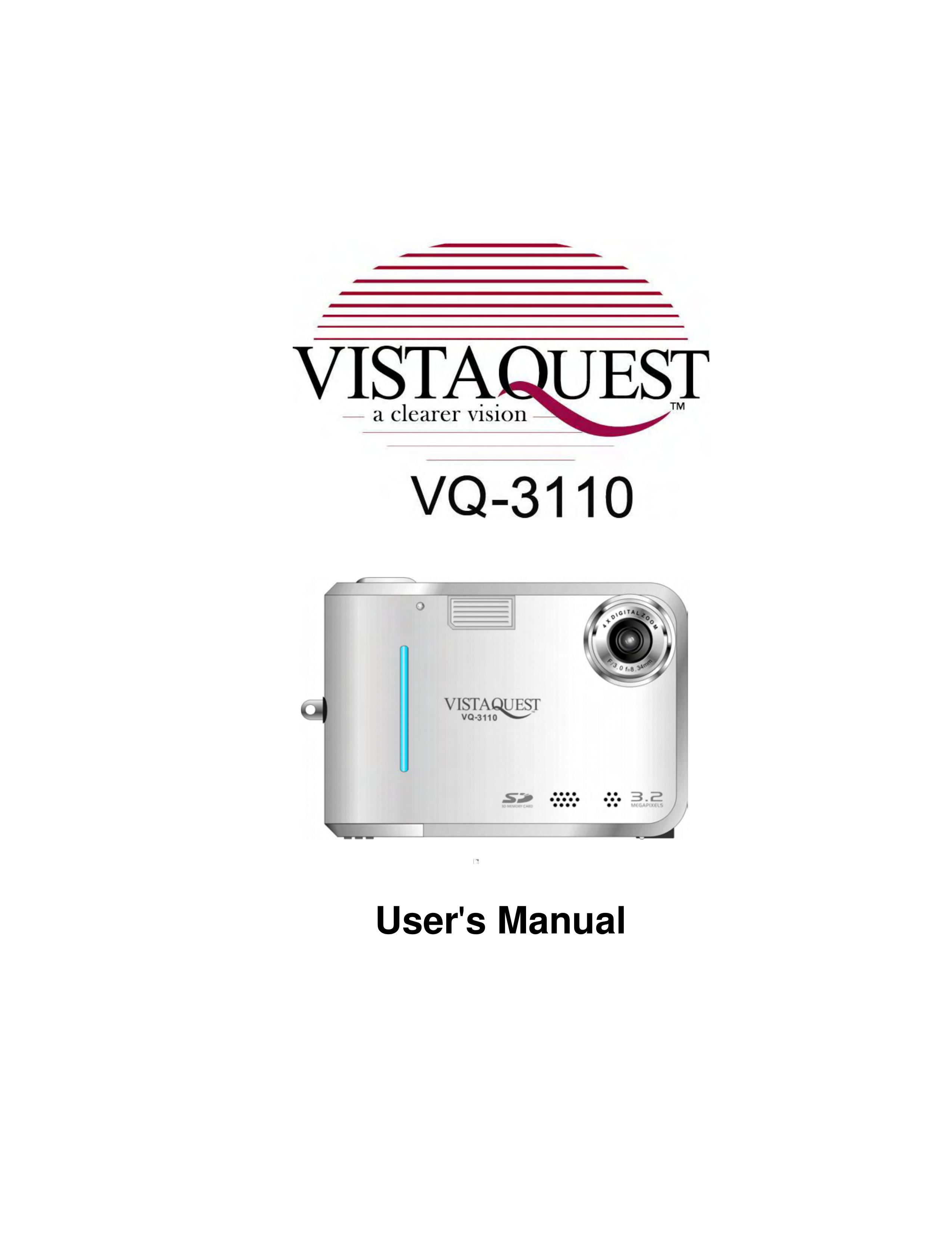 VistaQuest VQ-3110 Digital Camera User Manual