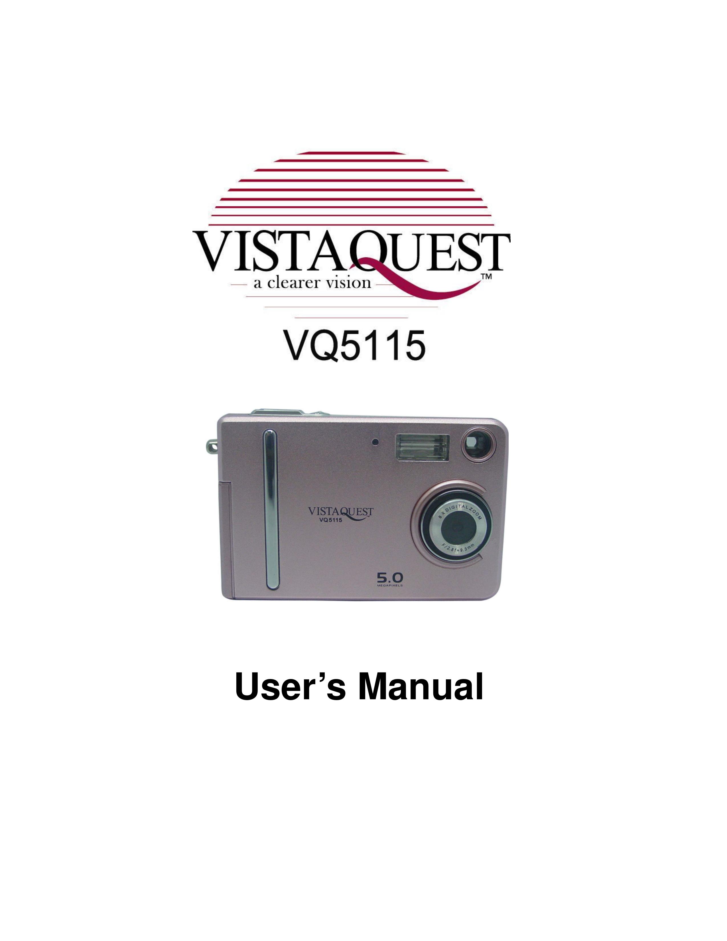 VistaQuest VQ-5015 Digital Camera User Manual