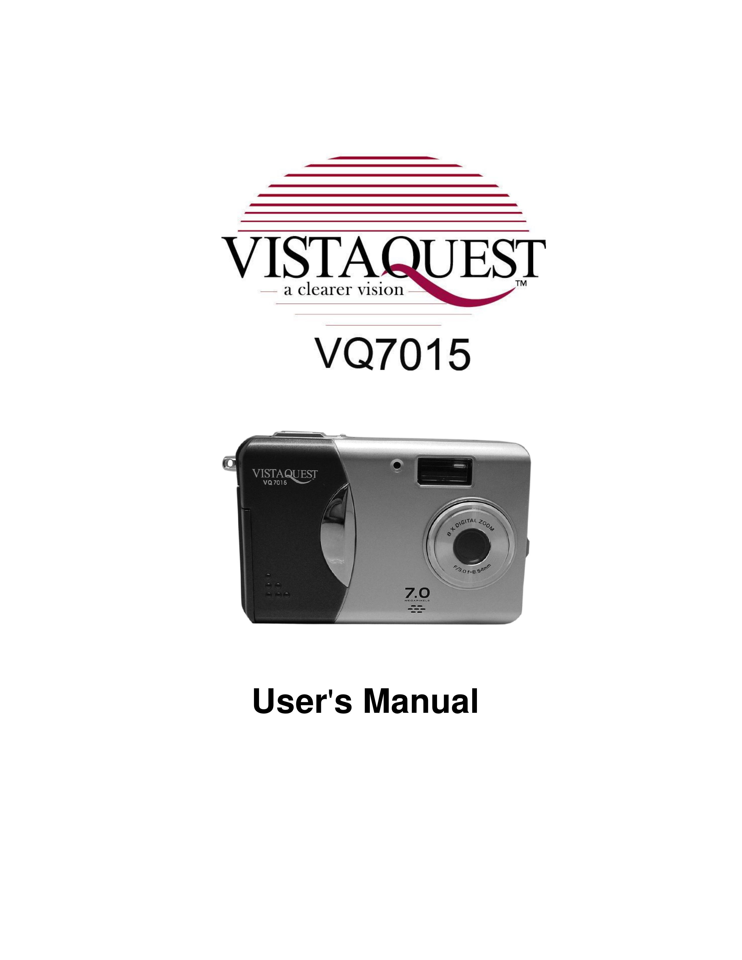 VistaQuest VQ-7015 Digital Camera User Manual