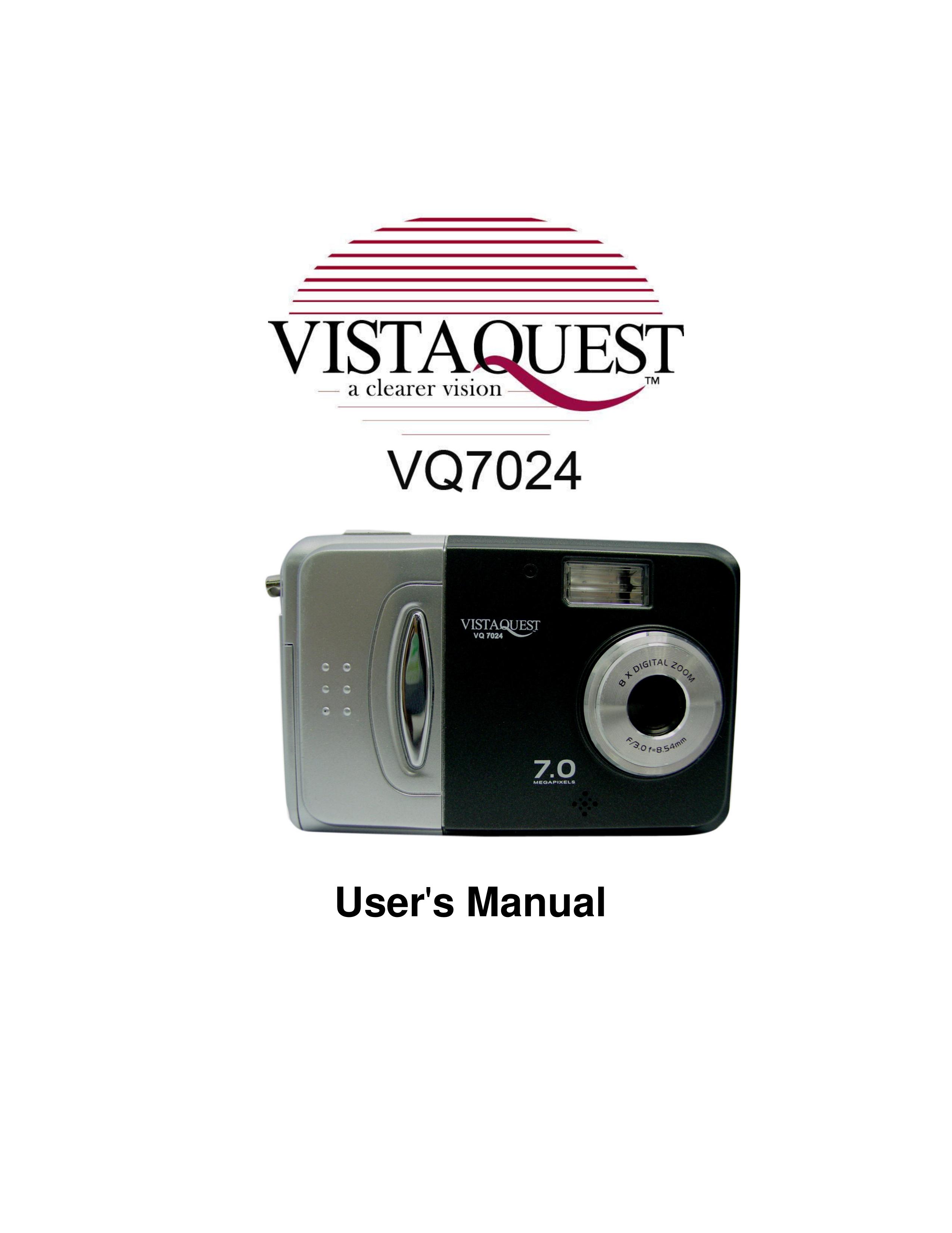 VistaQuest VQ-7024 Digital Camera User Manual