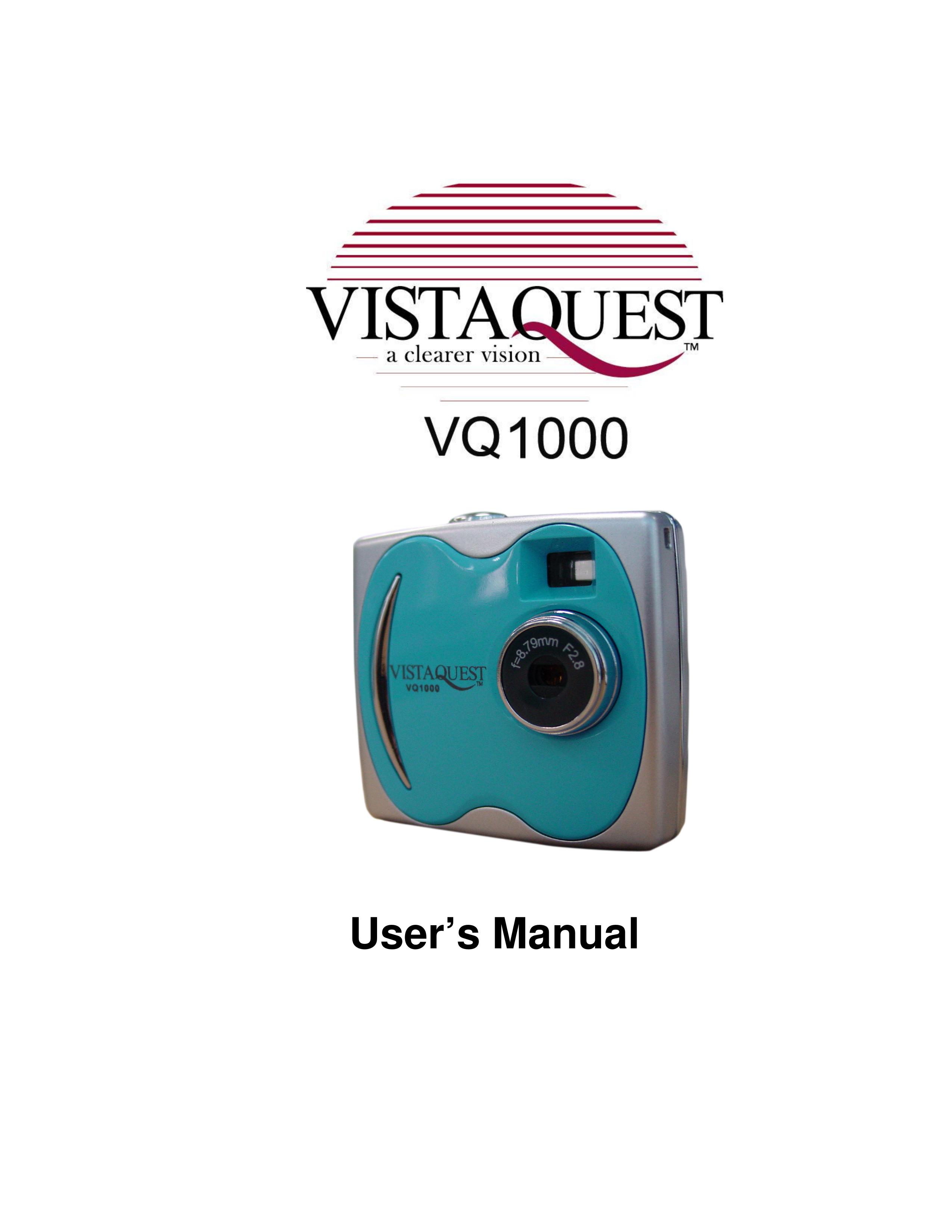 VistaQuest VQ1000 Digital Camera User Manual