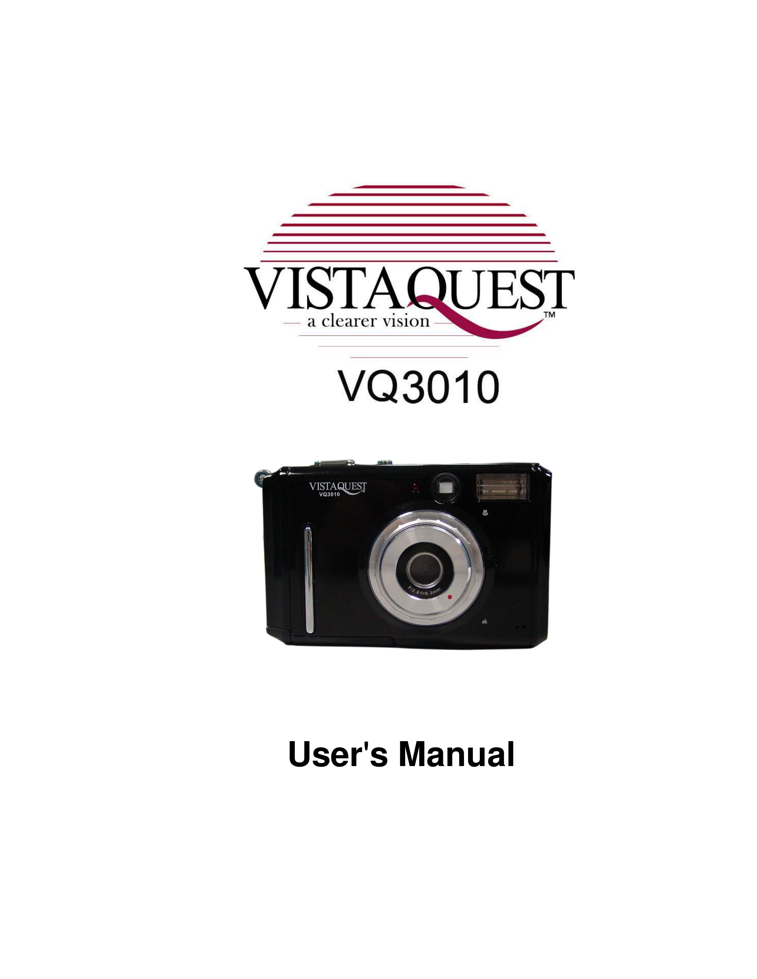 VistaQuest VQ3010 Digital Camera User Manual