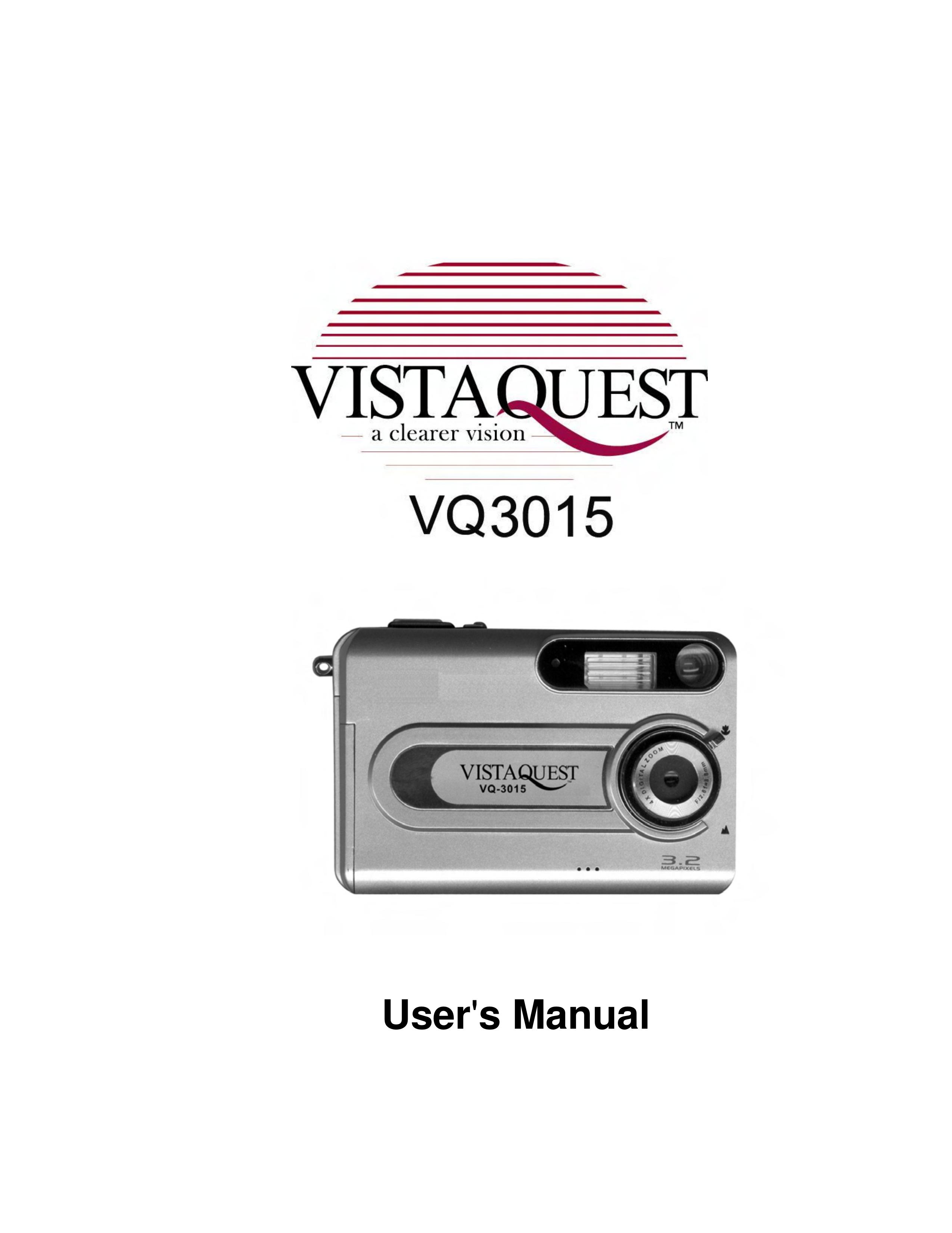 VistaQuest VQ3015 Digital Camera User Manual