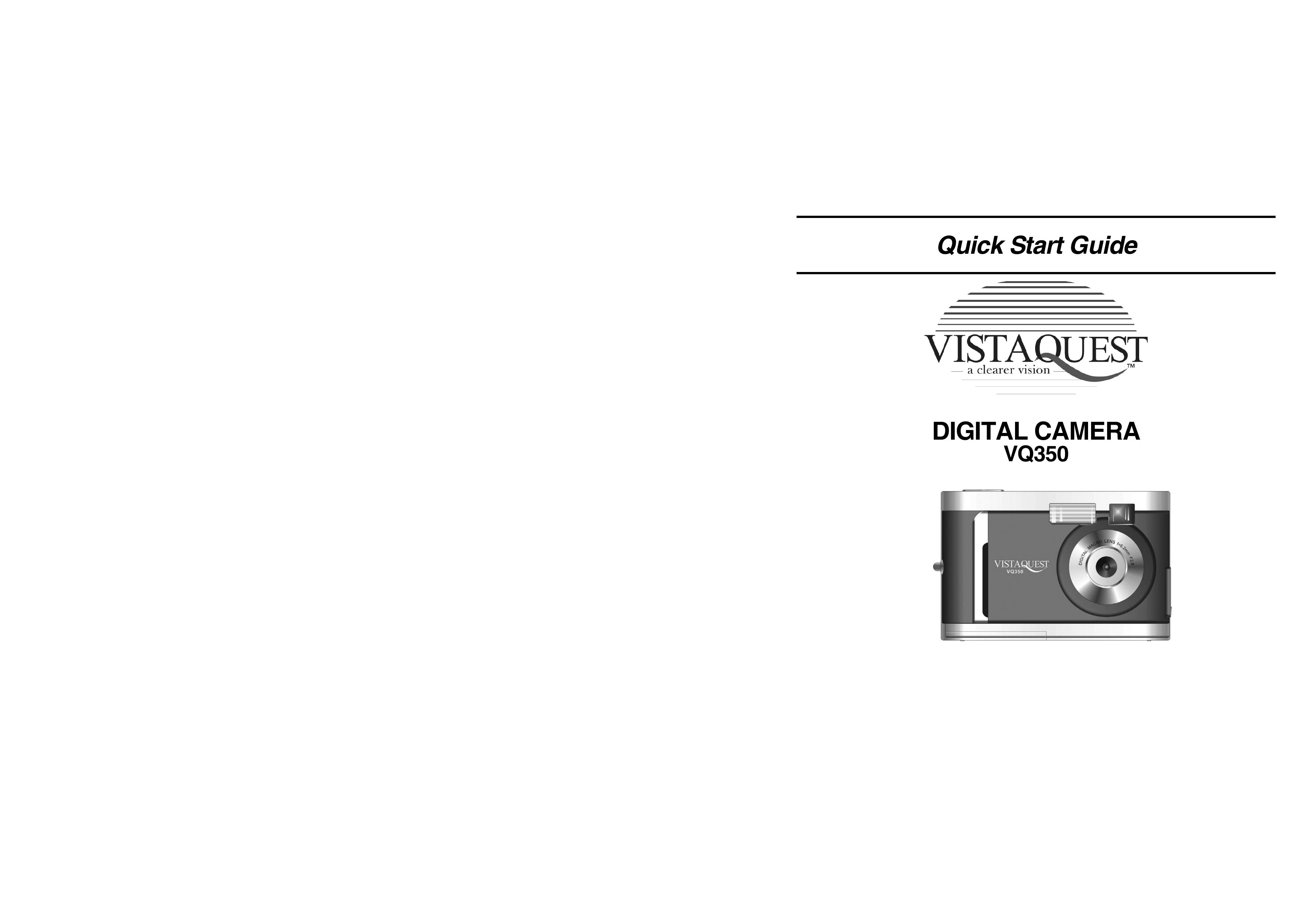 VistaQuest VQ350 Digital Camera User Manual