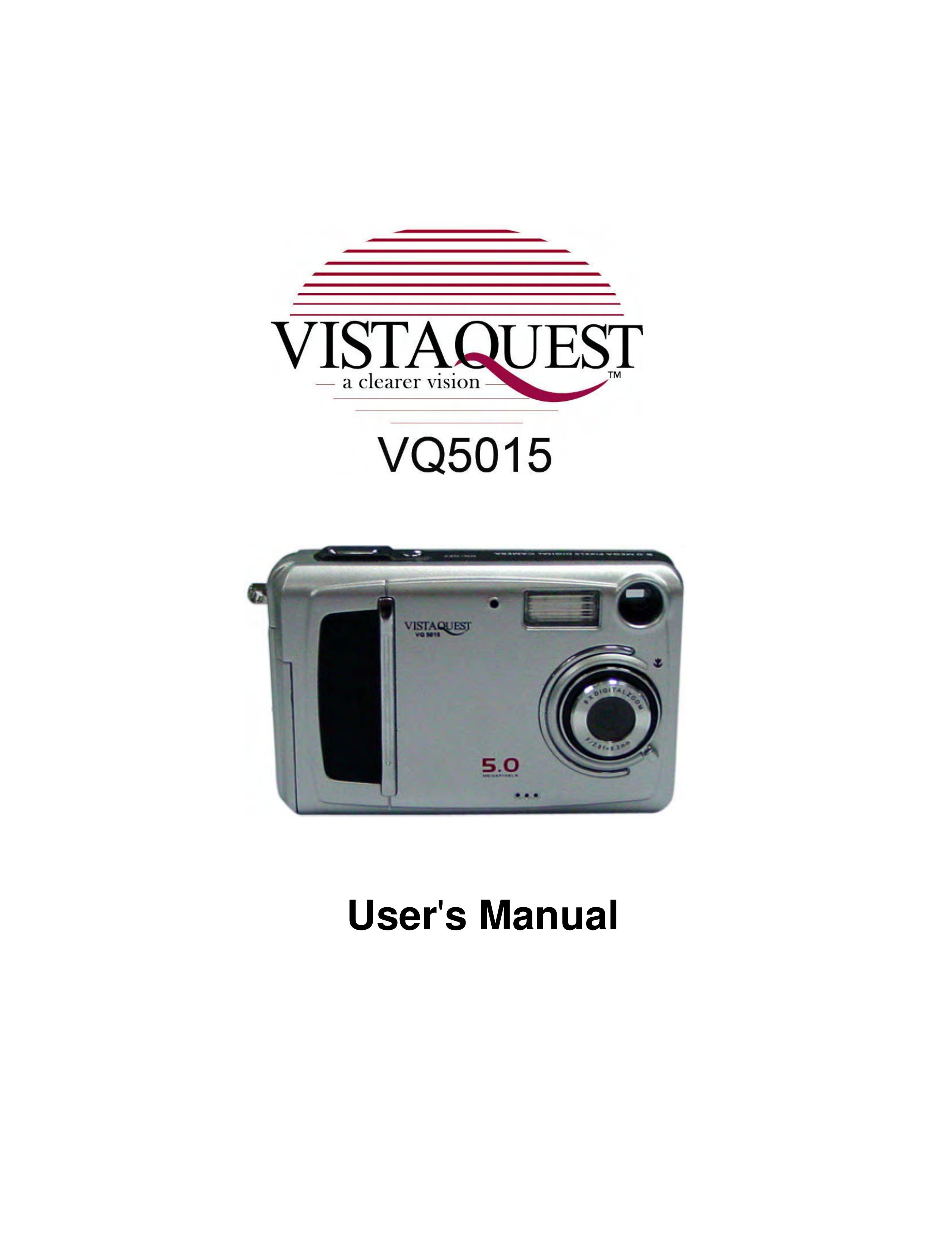 VistaQuest VQ5015 Digital Camera User Manual