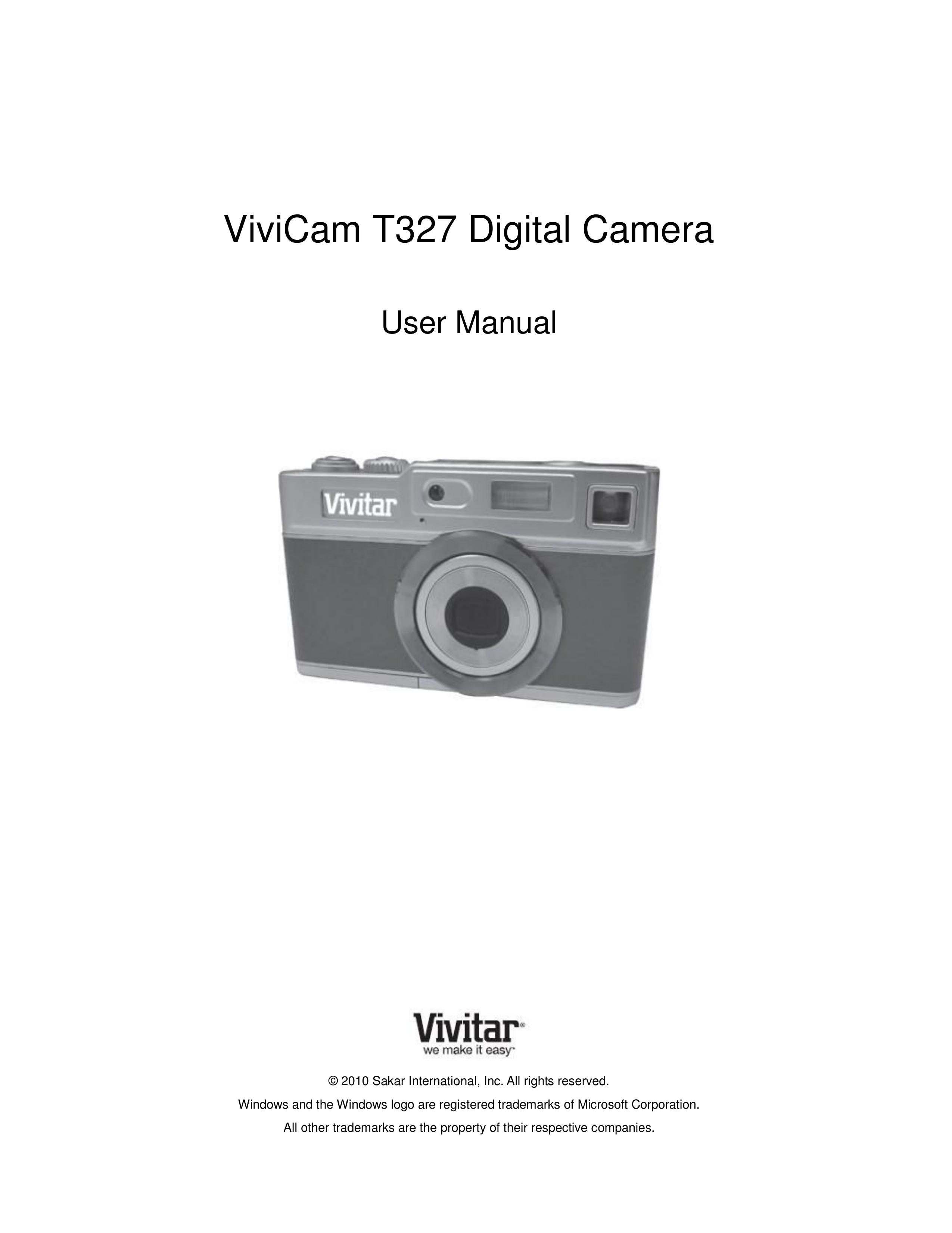 Vivitar T327 Digital Camera User Manual